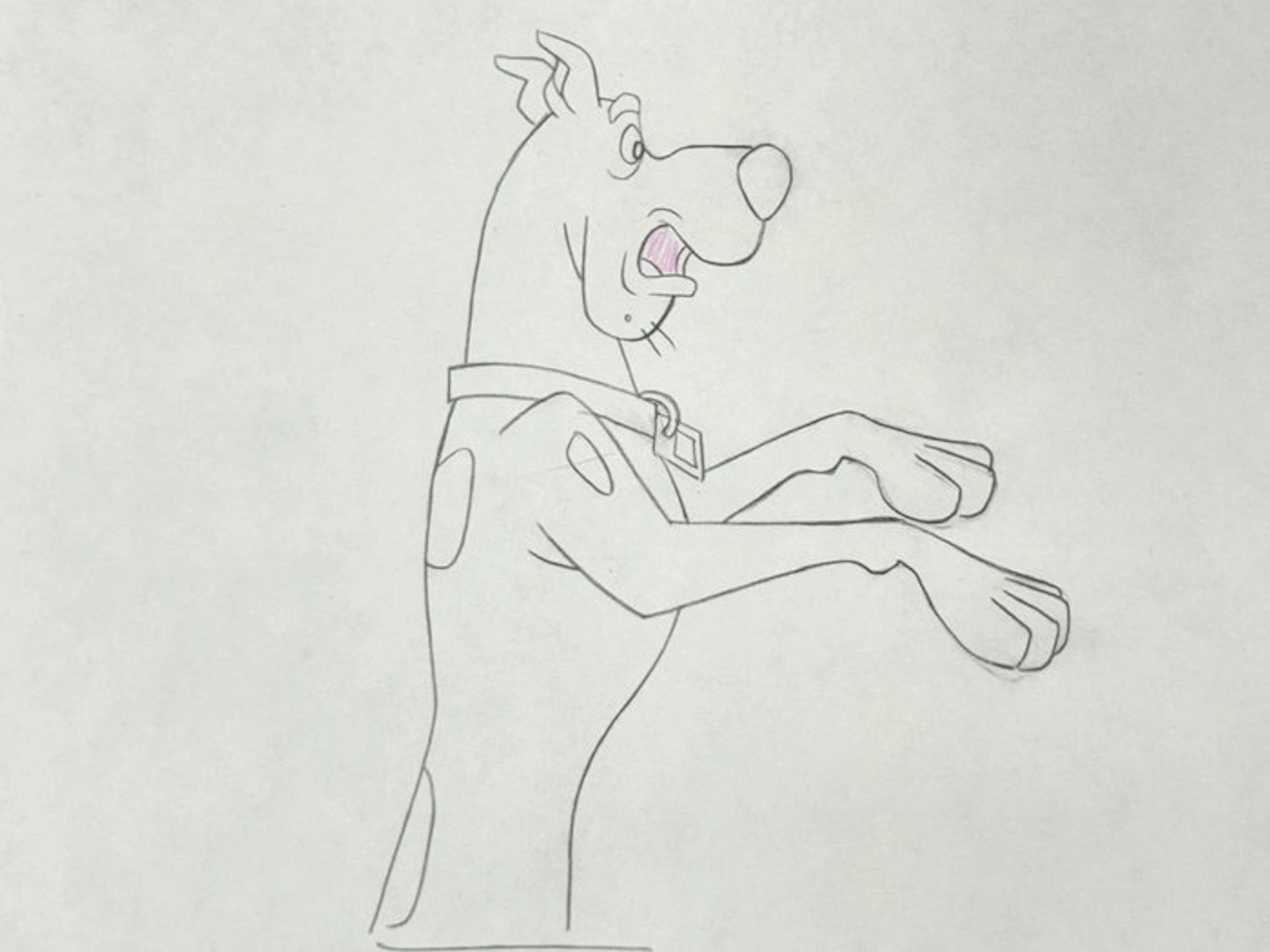 Hanna-Barbera Original Animation Drawing - Scooby-Doo, Where Are You! (1970)