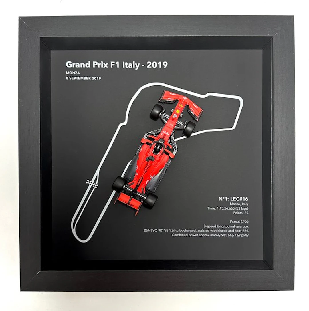 Artwork - Ferrari - Charles Leclerc - GP F1 Italy Autodromo Nazionale