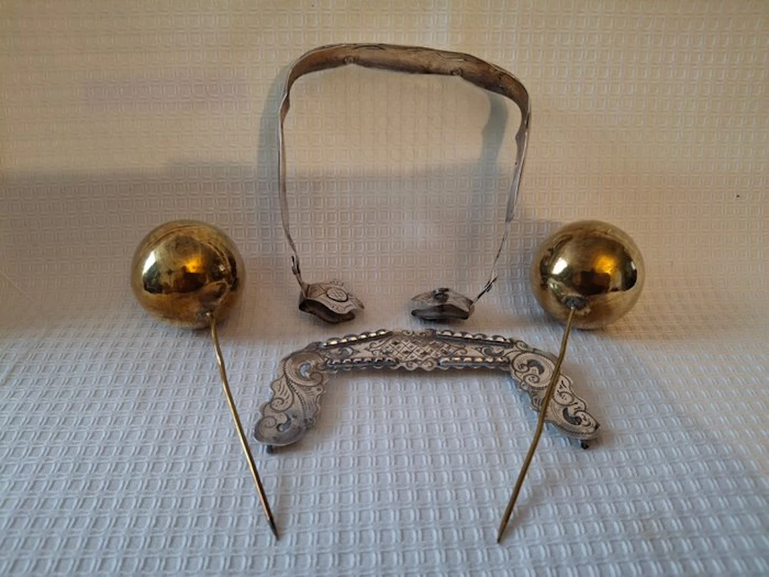 Silver - Tie clip - Antique lot without Bolspelden