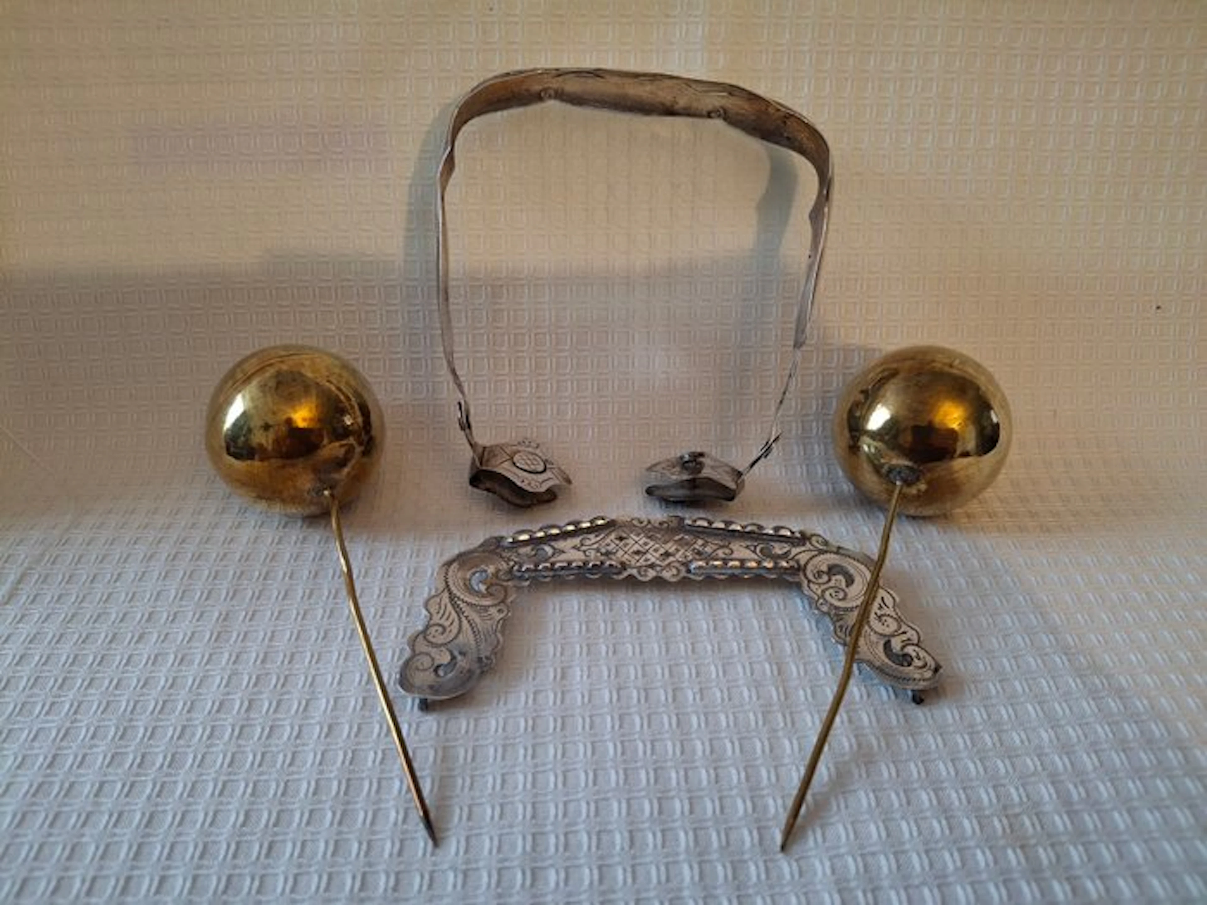Silver - Tie clip - Antique lot without Bolspelden