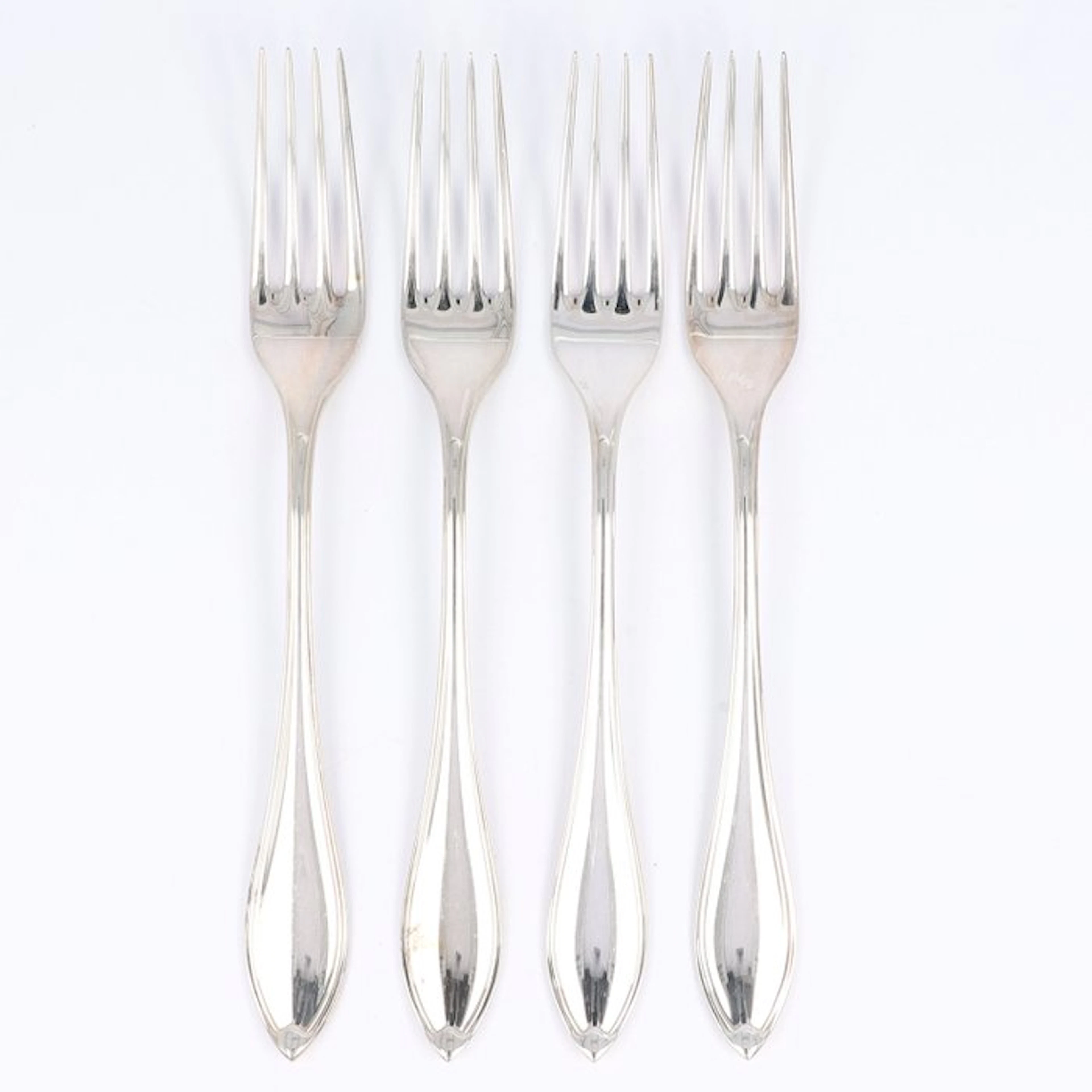 Robbe & Berking. Dinervork. Model Navette. - Fork (4) - .800 silver