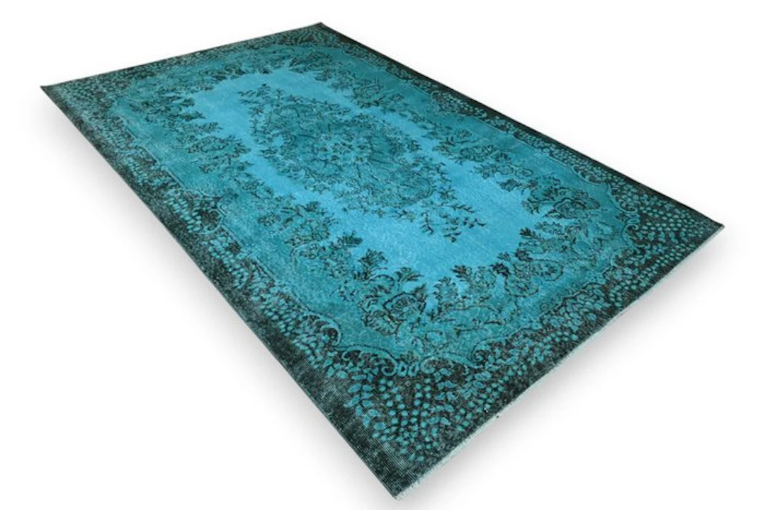 Blue vintage - Rug - 290 cm - 180 cm - √ handmade √ certificate
