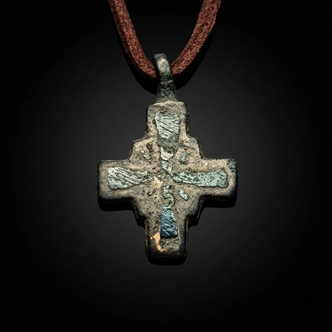 Byzantine Bronze Cross pendant