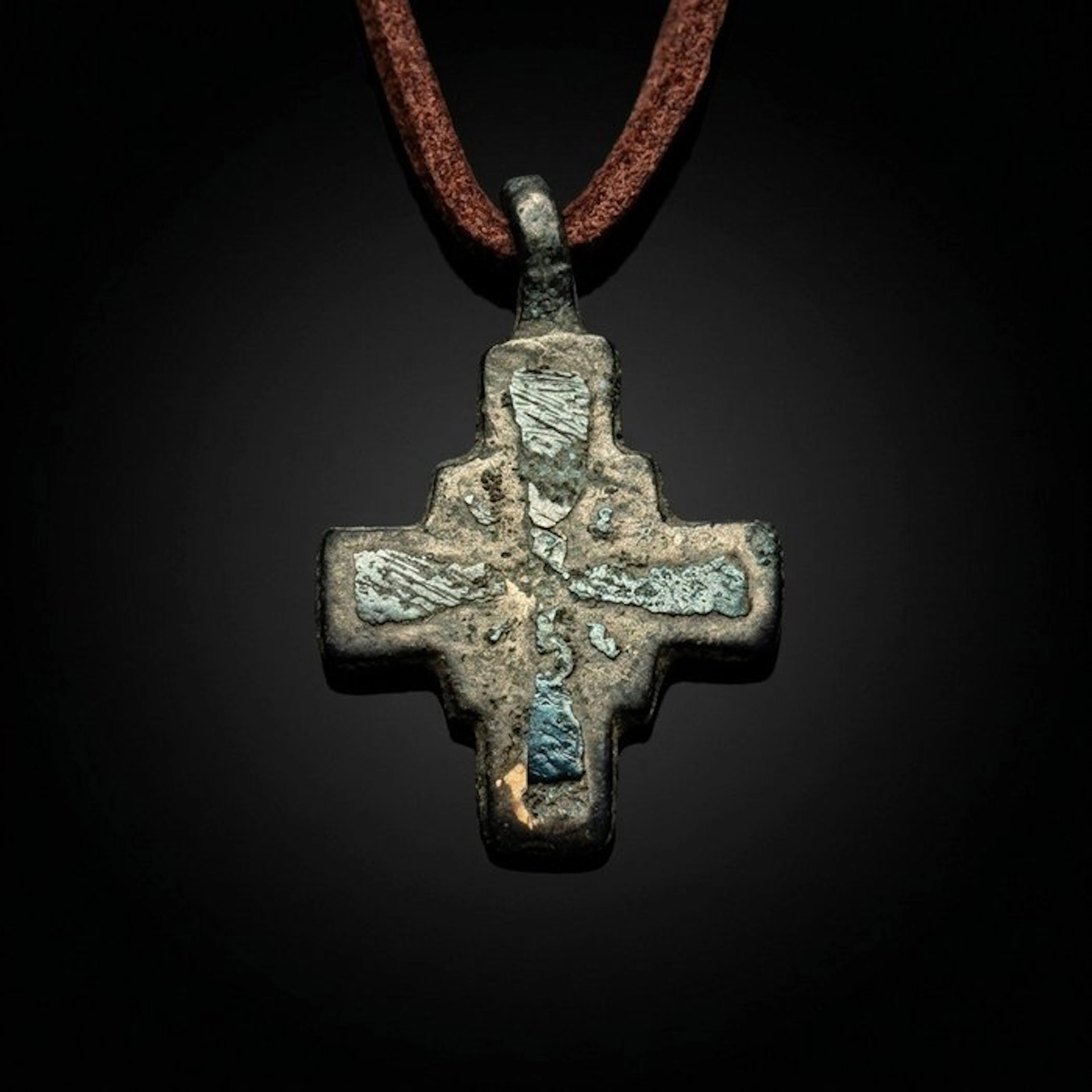 Byzantine Bronze Cross pendant
