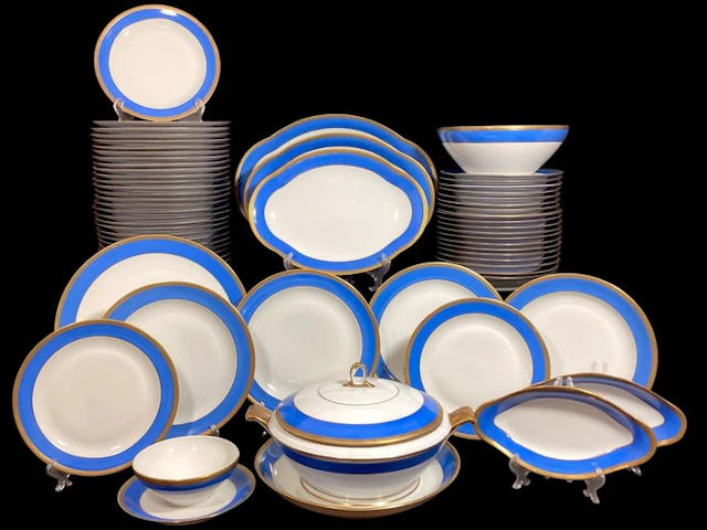 Limoges France - Porcelaines d’Art René Caire - Table...