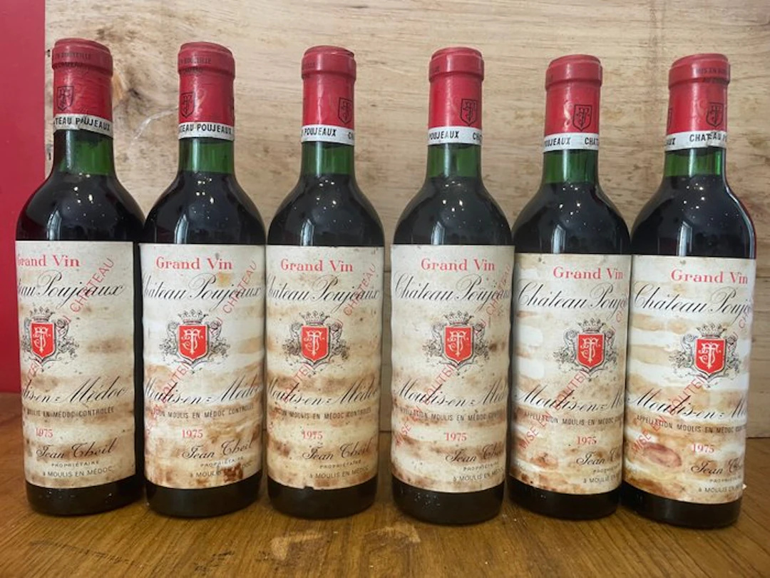 1975 Château Poujeaux - Moulis en Médoc - 6 Half Bottle (0.375L)