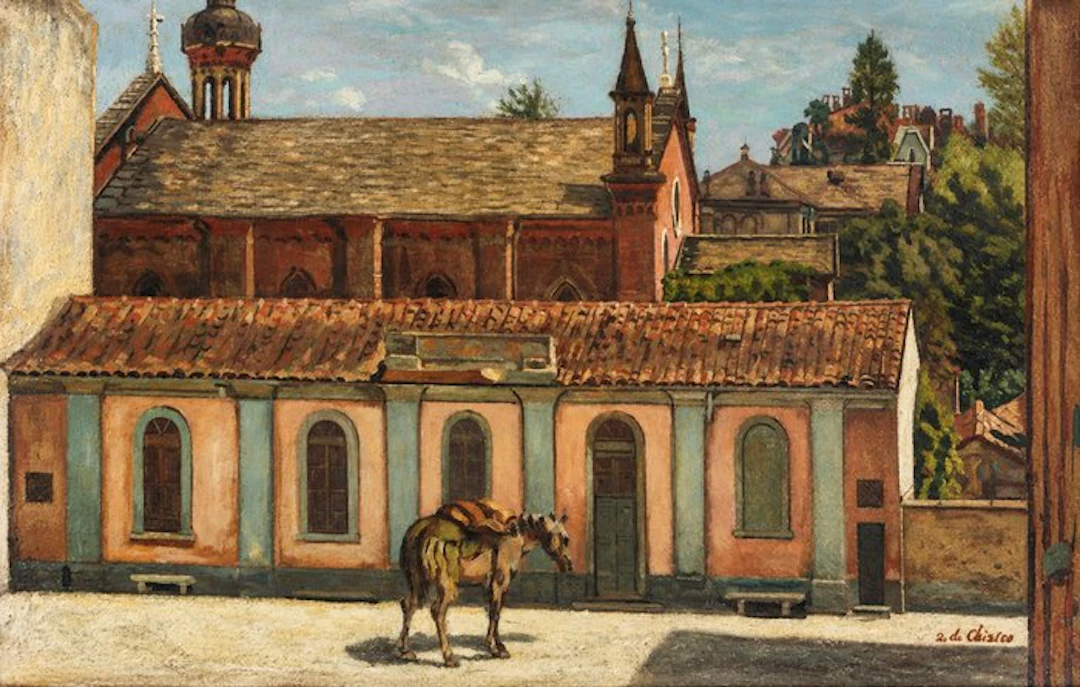 Giorgio De Chirico (1888-1978) - Meriggio Al Convento