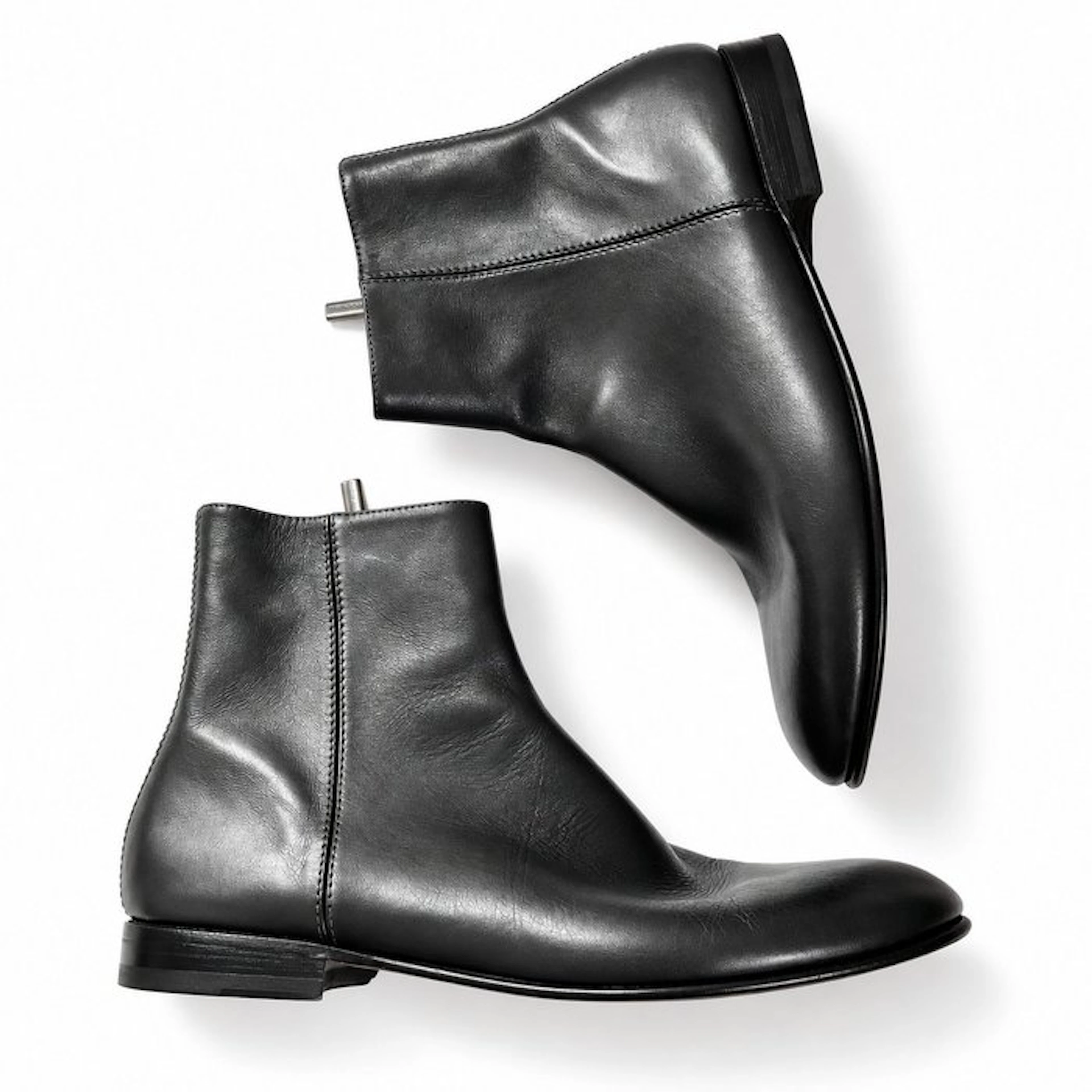 Giorgio Armani – new with box- runway boots- calf leather...