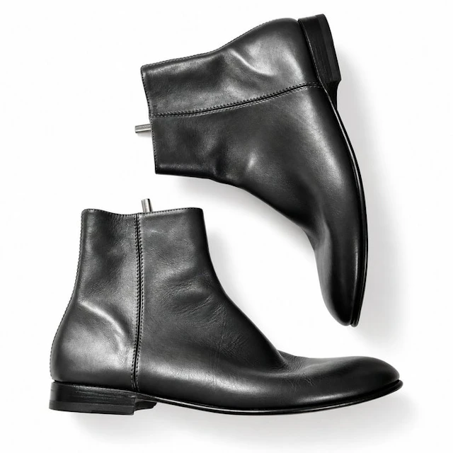 Giorgio Armani – new with box- runway boots- calf leather...