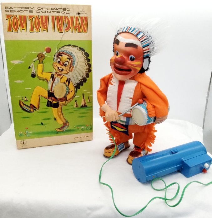 Tin Toy Yonezawa crown boat boite vide RARE • EUR 20,00