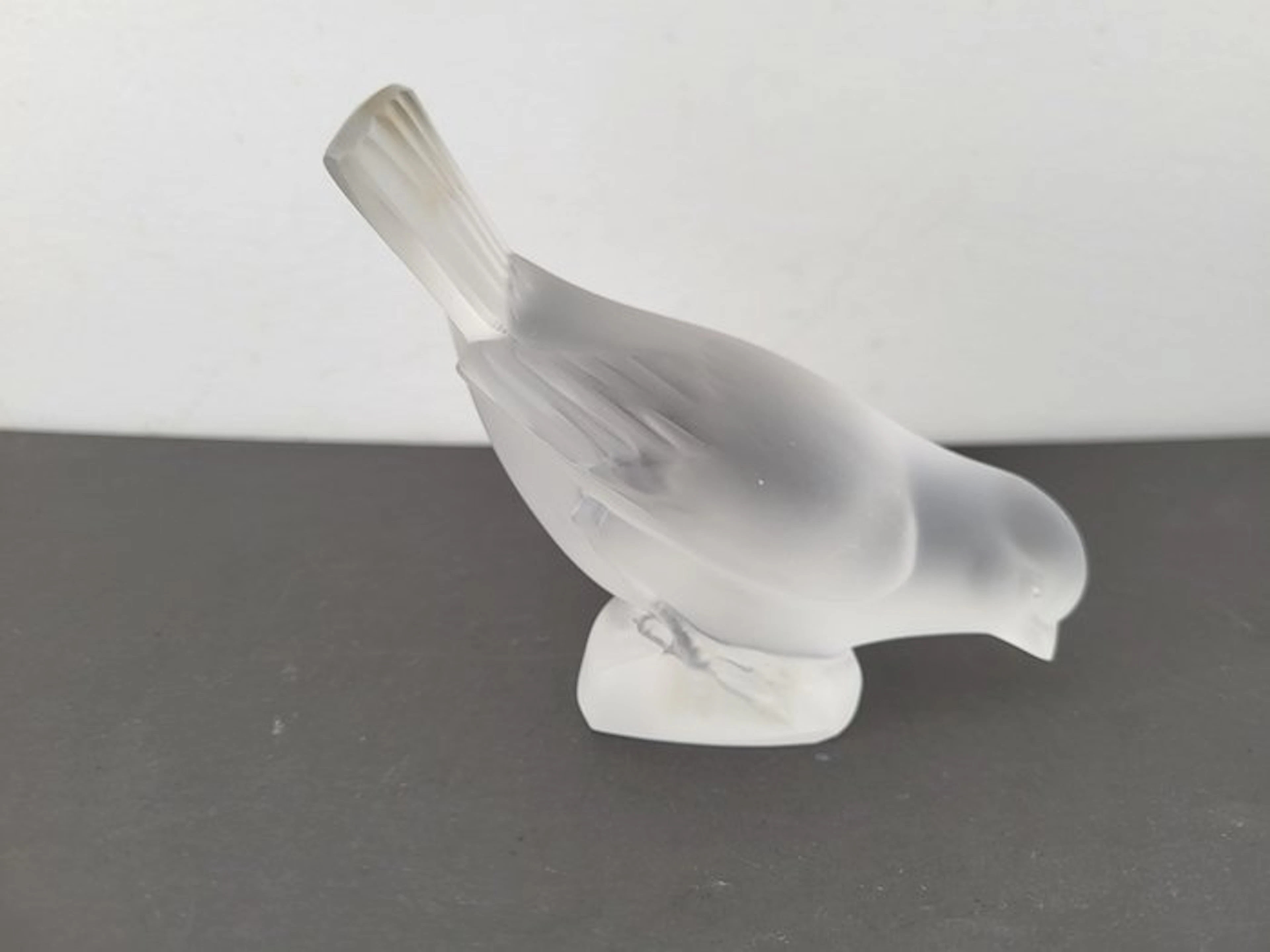 Lalique - Figurine - Moineau Coquet - Crystal
