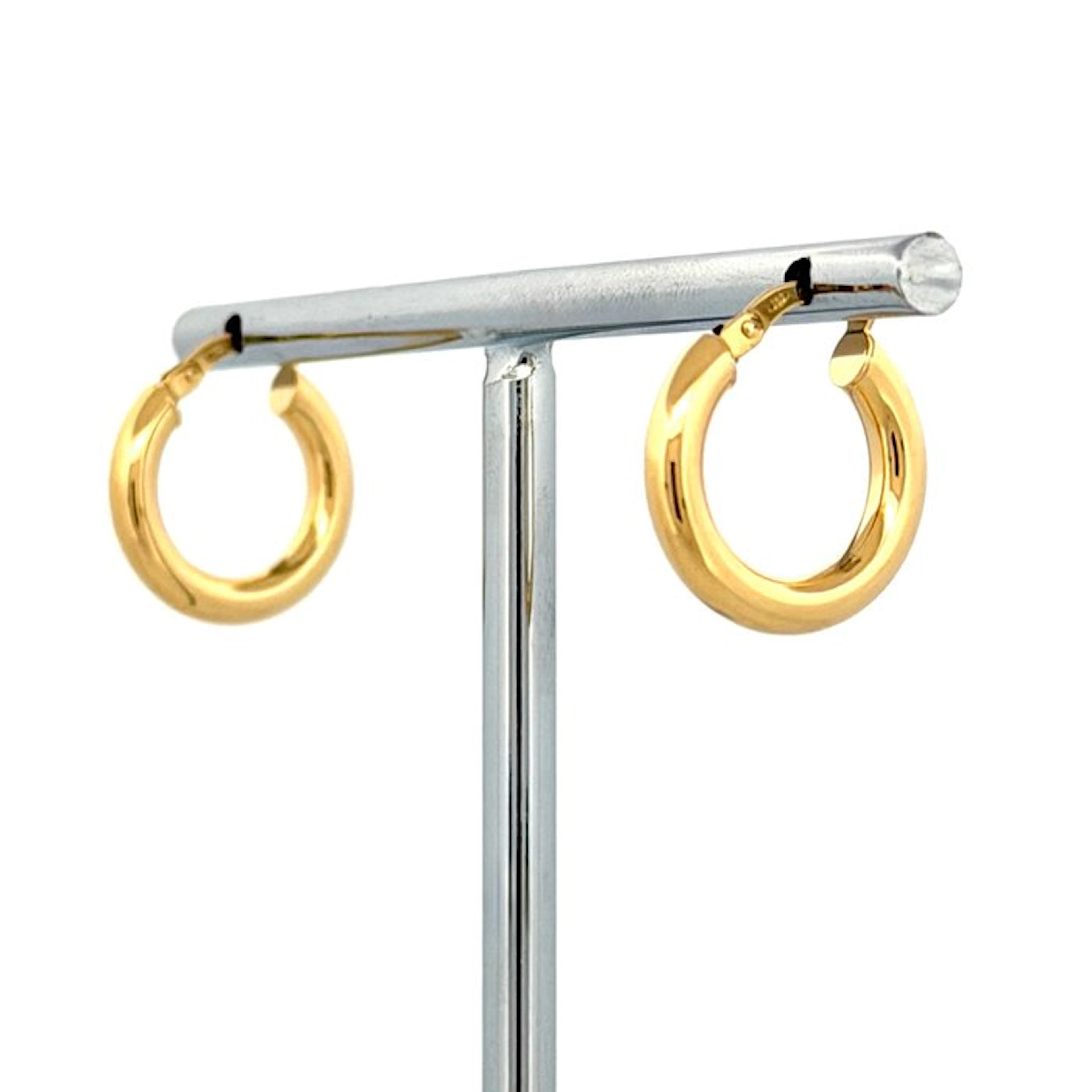Earrings - 18 kt. Yellow gold - Made in Italy