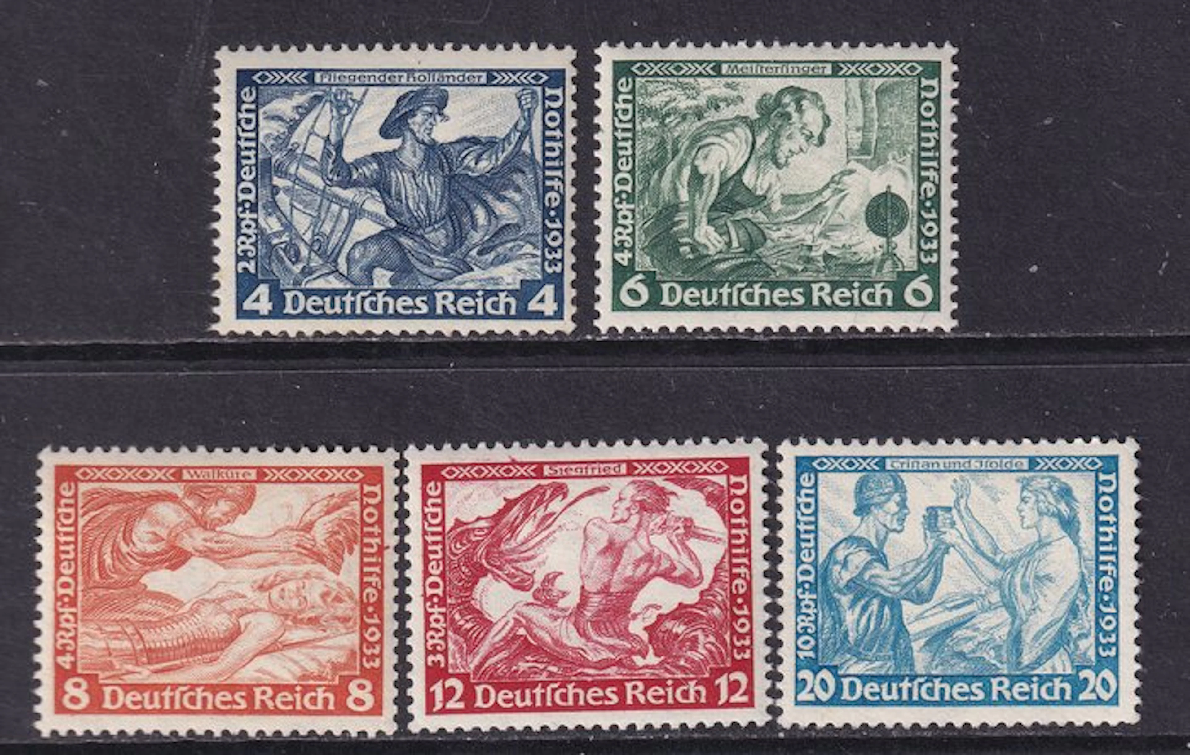 German Empire 1933 - German Emergency Relief: Operas by Richard Wagner