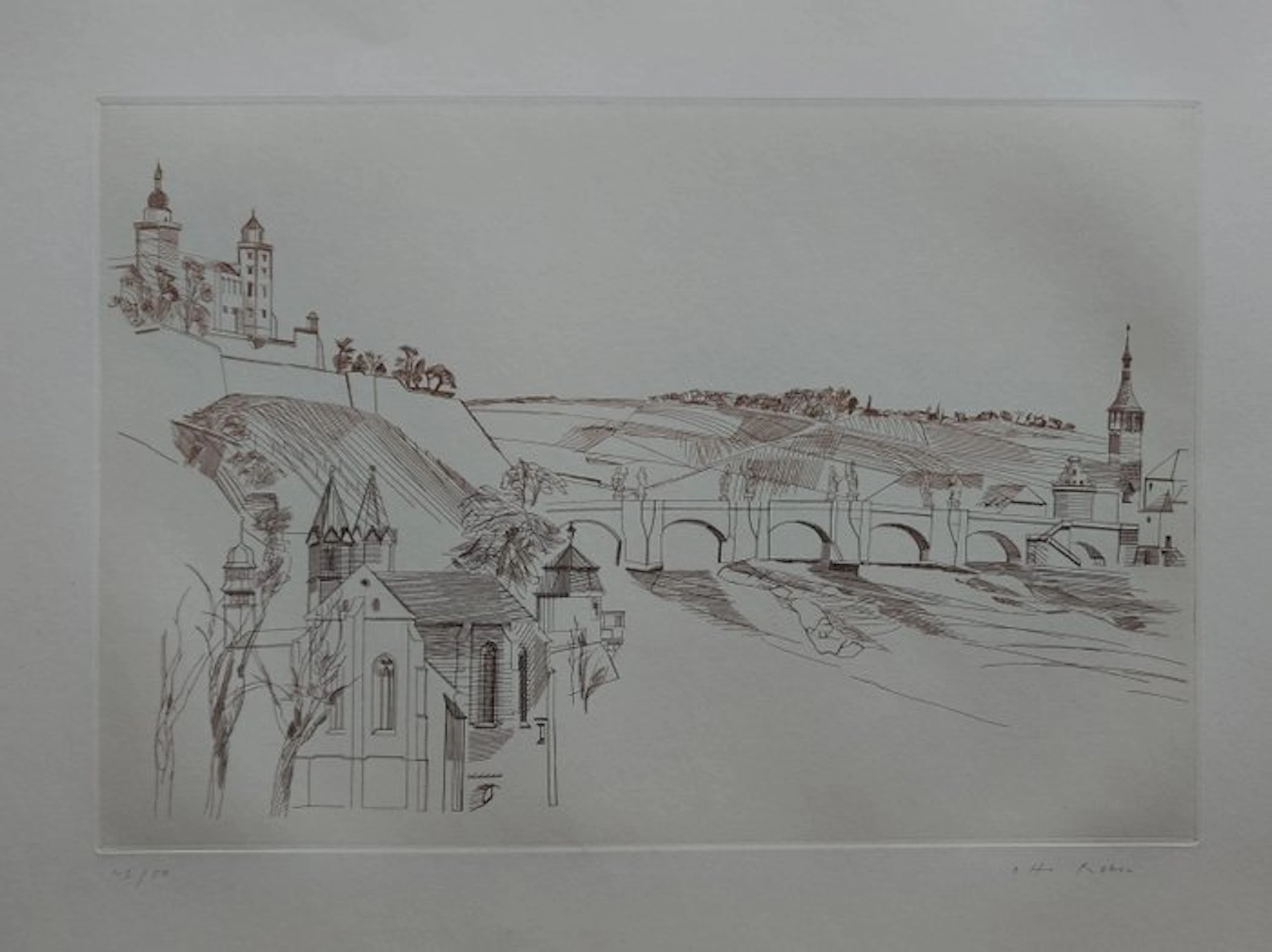 Otto Rohse (1925–2016) - Die alte Main-Brücke zu Würzburg
