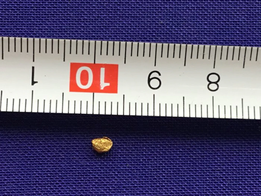 Yukon Crystalline Nuggets - Height: 0.4 cm - Width: 0.4 cm- 0.1 g - (1)