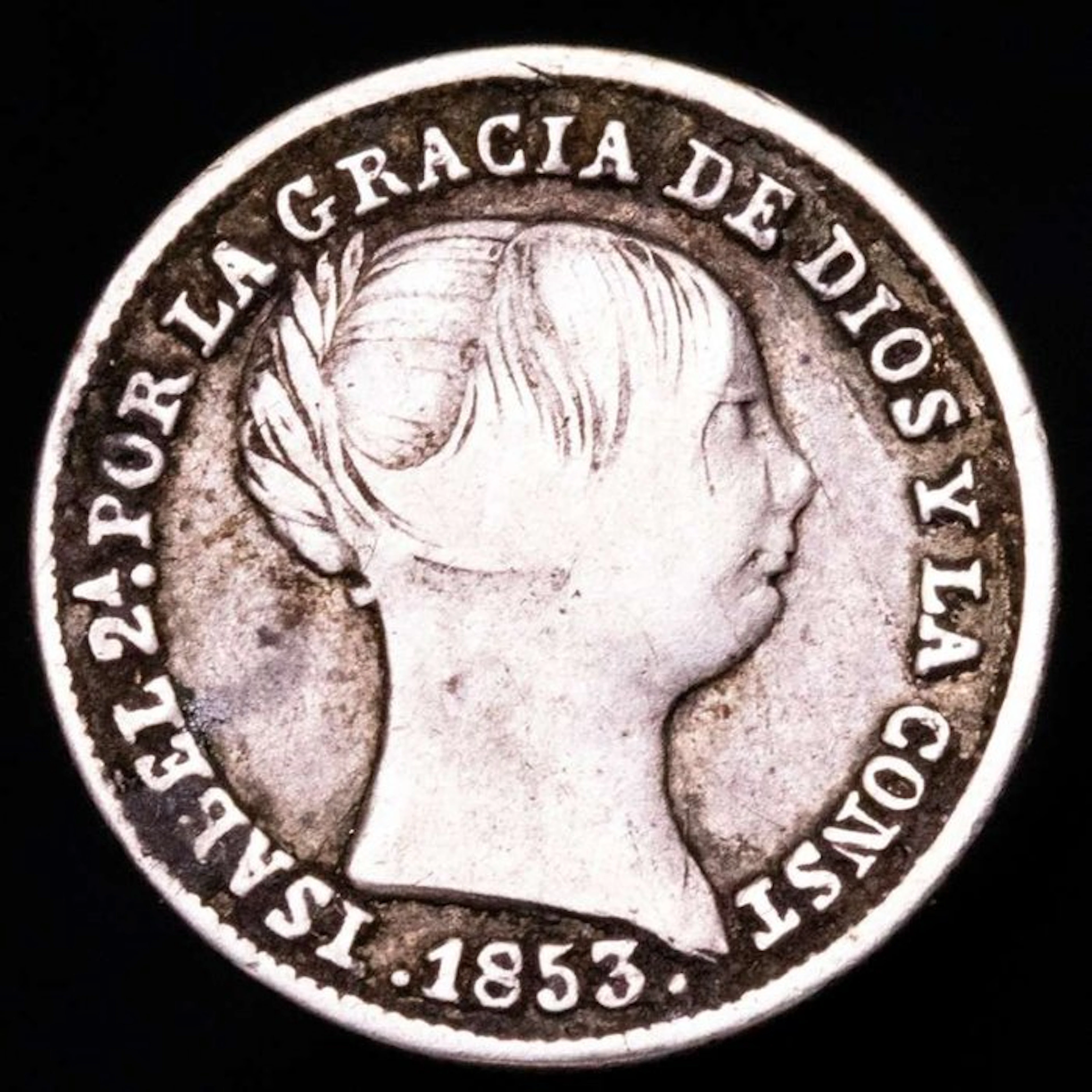 Spain. Isabel II. Real 1853 Sevilla (No reserve price)