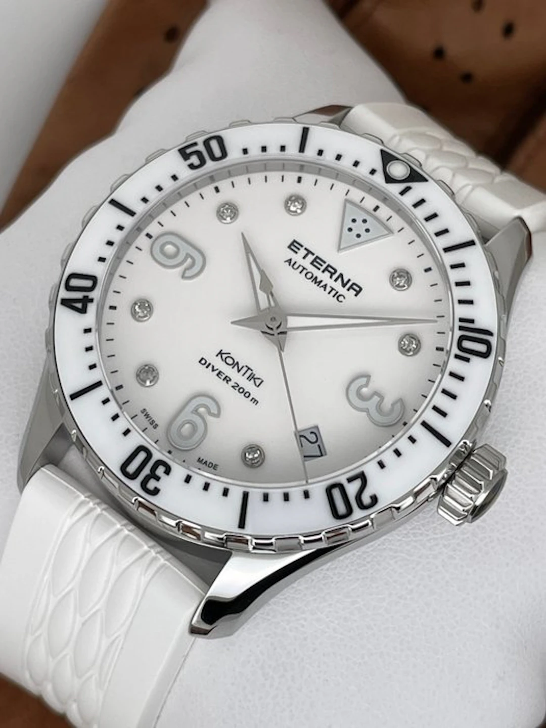 Eterna - Kontiki Automatic Diamonds Lady - No reserve...