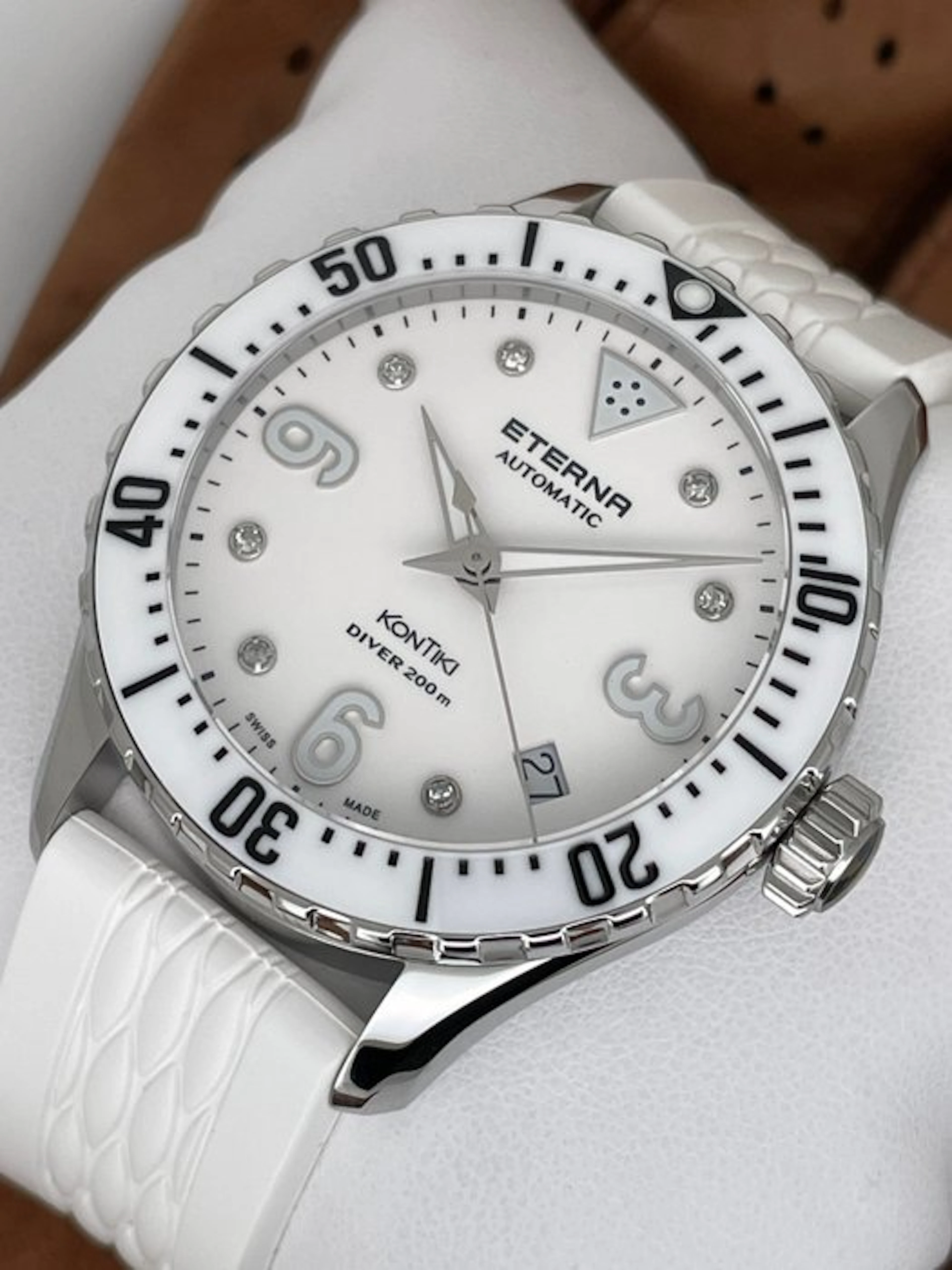 Eterna - Kontiki Automatic Diamonds Lady - No reserve...