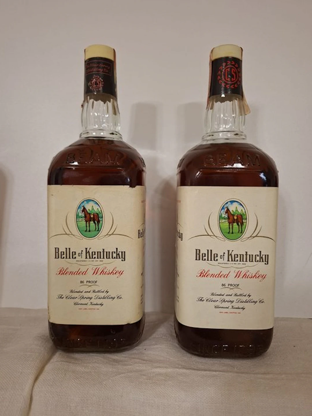 Belle of Kentucky 4 years old - Blended - b. 1970s - 40 Oz./1.18L - 2 bottles