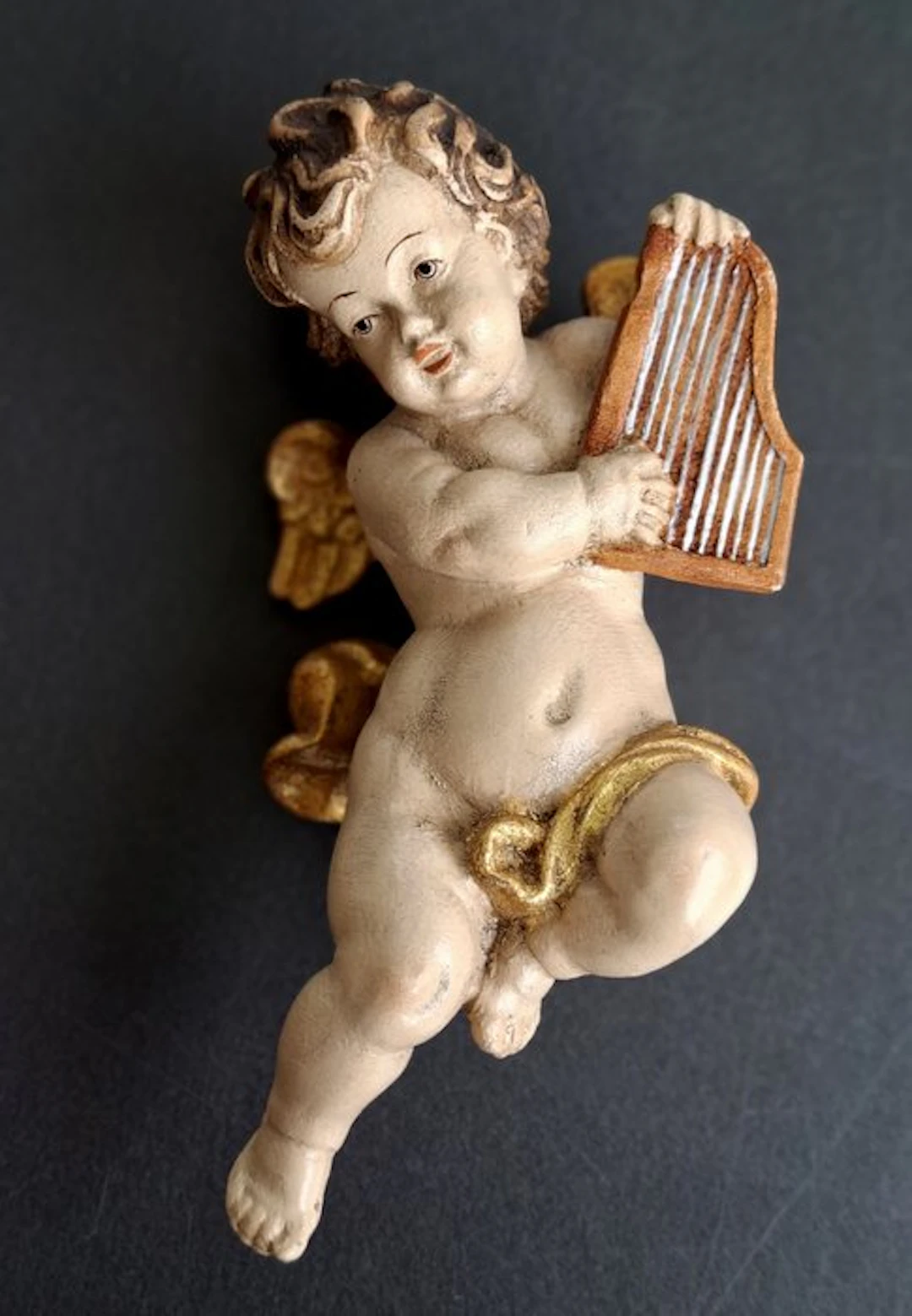 Figurine - Südtirol Engel Putte ca. 19 cm - Wood