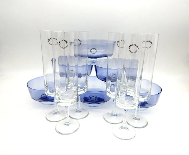 V.Nason&C - Dessert service - Tropical - Murano glass...