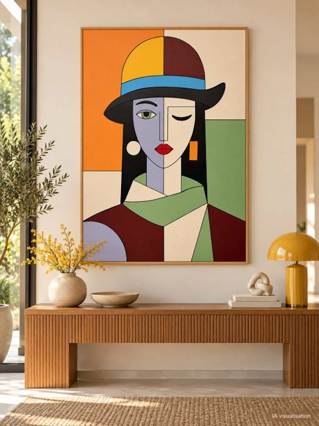Marcel Mendez - Fragmented Face #160 -XL- ( No reserve )