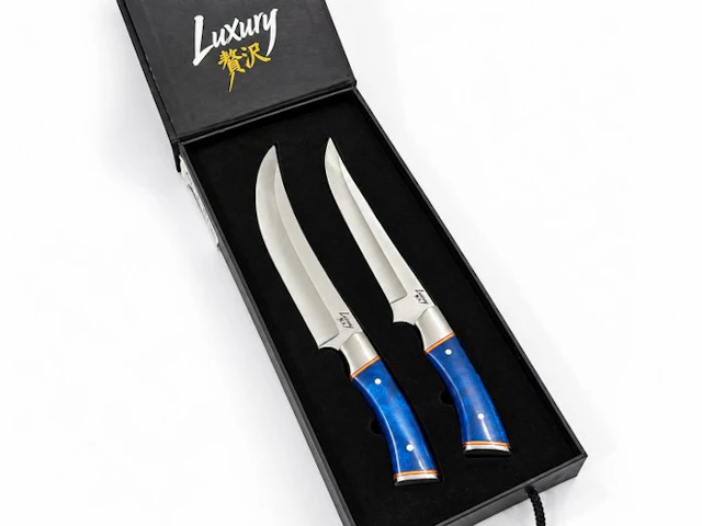 Luxury 贅沢 - Kitchen knife - Handmade Luxury 贅沢 Knives 2...