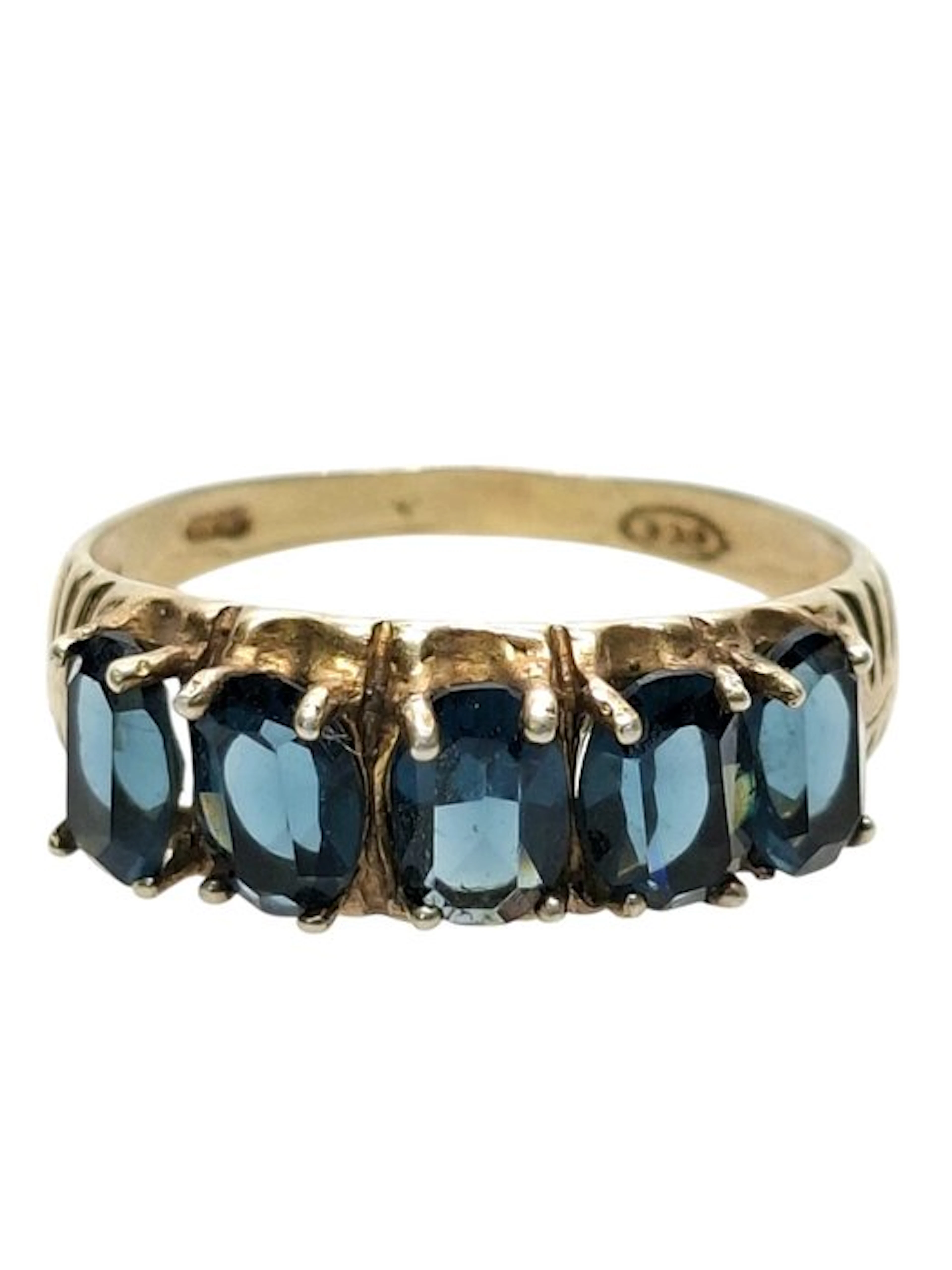 No reserve price - Ring Silver Sapphire