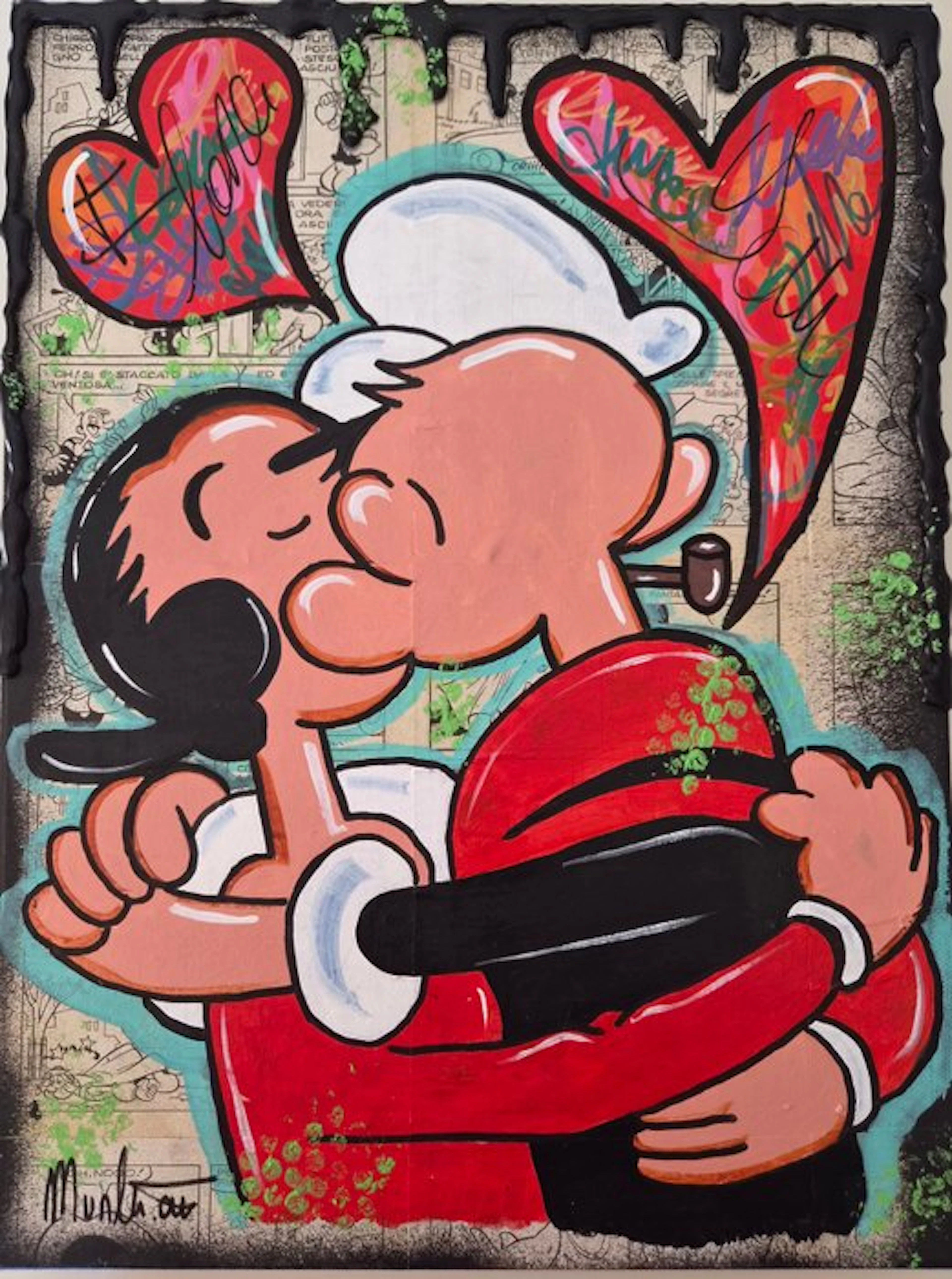Munlu.art - Forever yours, Olive - Popeye & Olivia