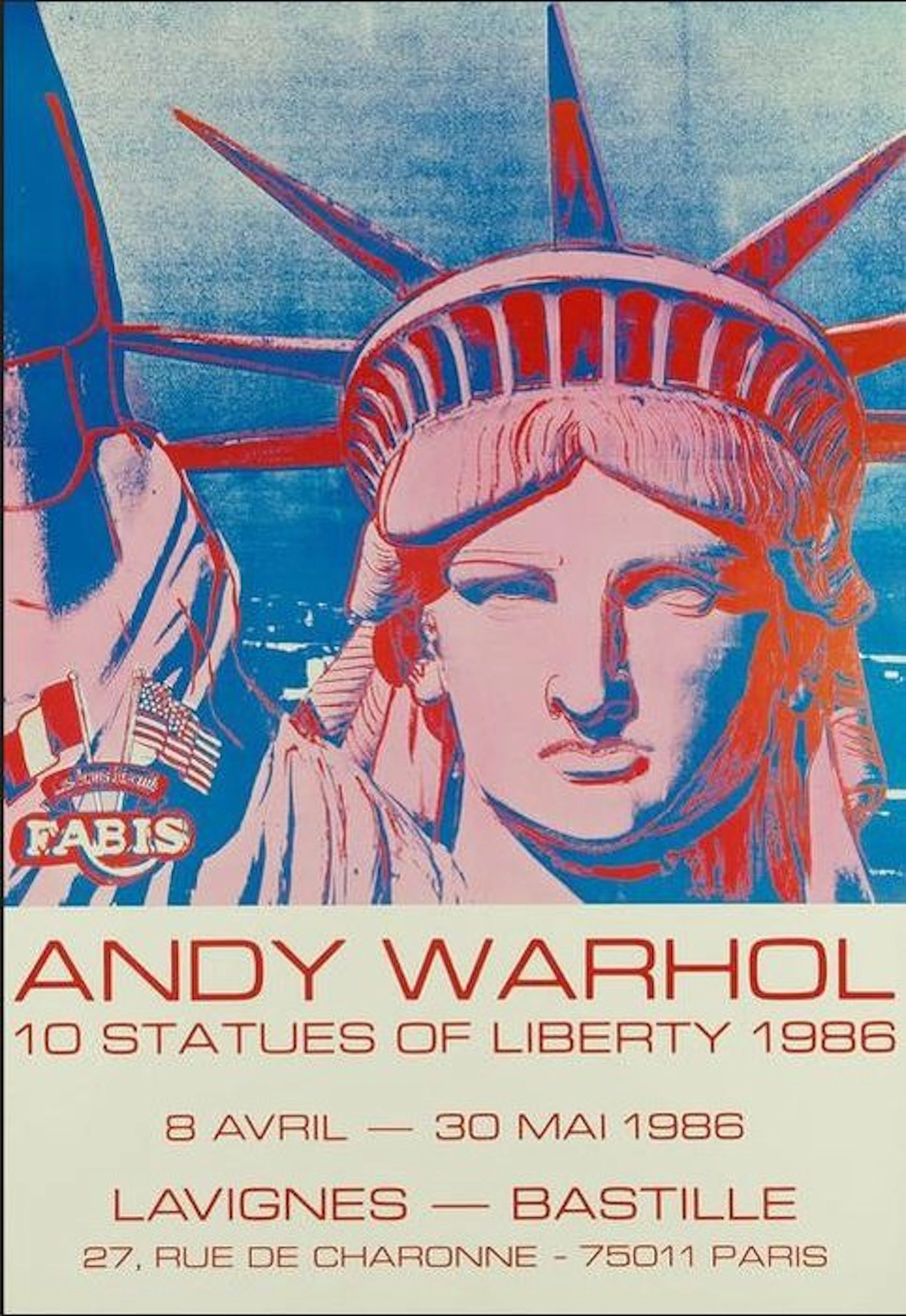 Andy Warhol (after) - 10 statues of liberty - 1980s