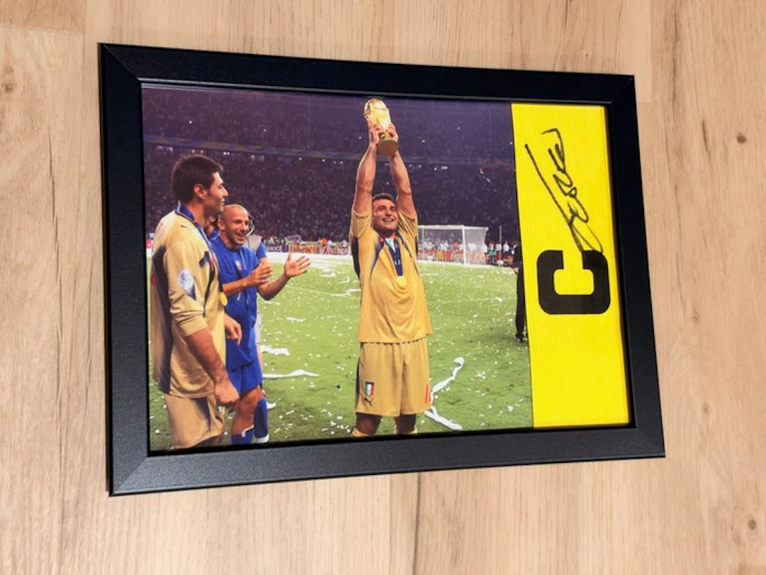 Italia - Football World Championships - Angelo Peruzzi - Framed