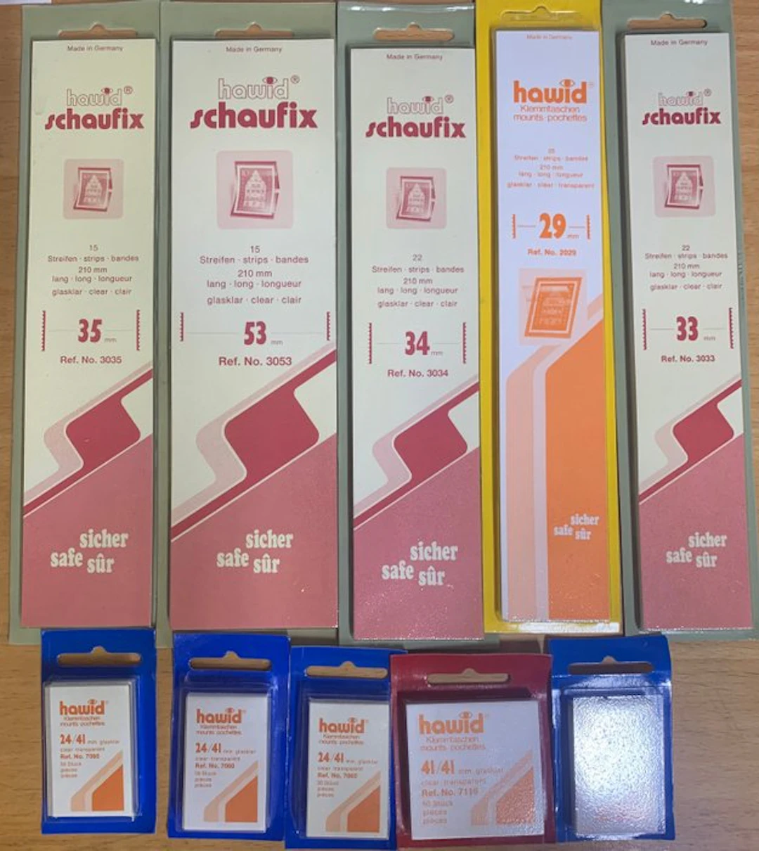 Germany - Hawid adhesive strips and pockets - transparent Leuchtturm