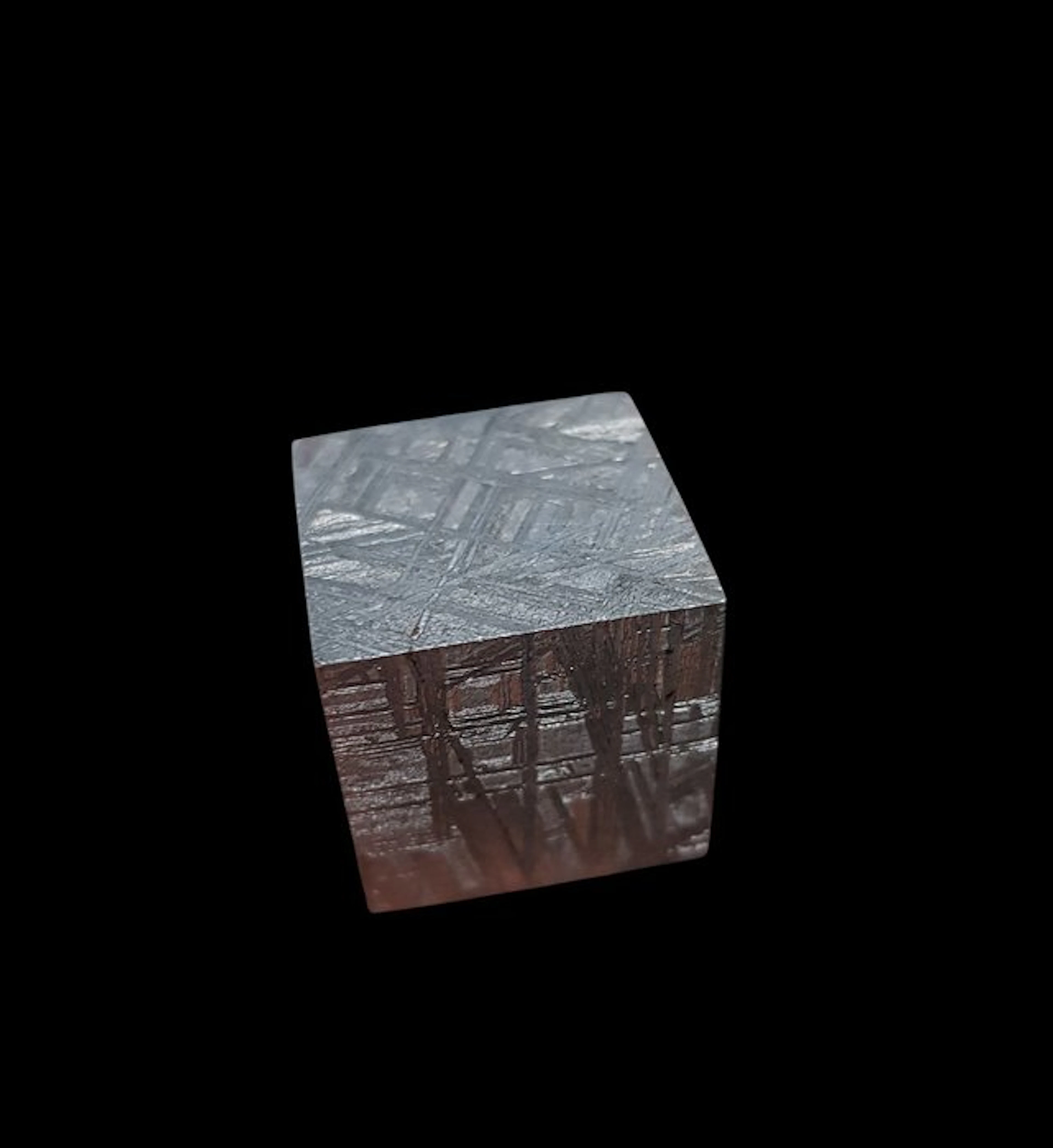Muonionalusta meteorite HQ Swedish Cube - Height: 2 cm - Width: 2 cm - 66 g