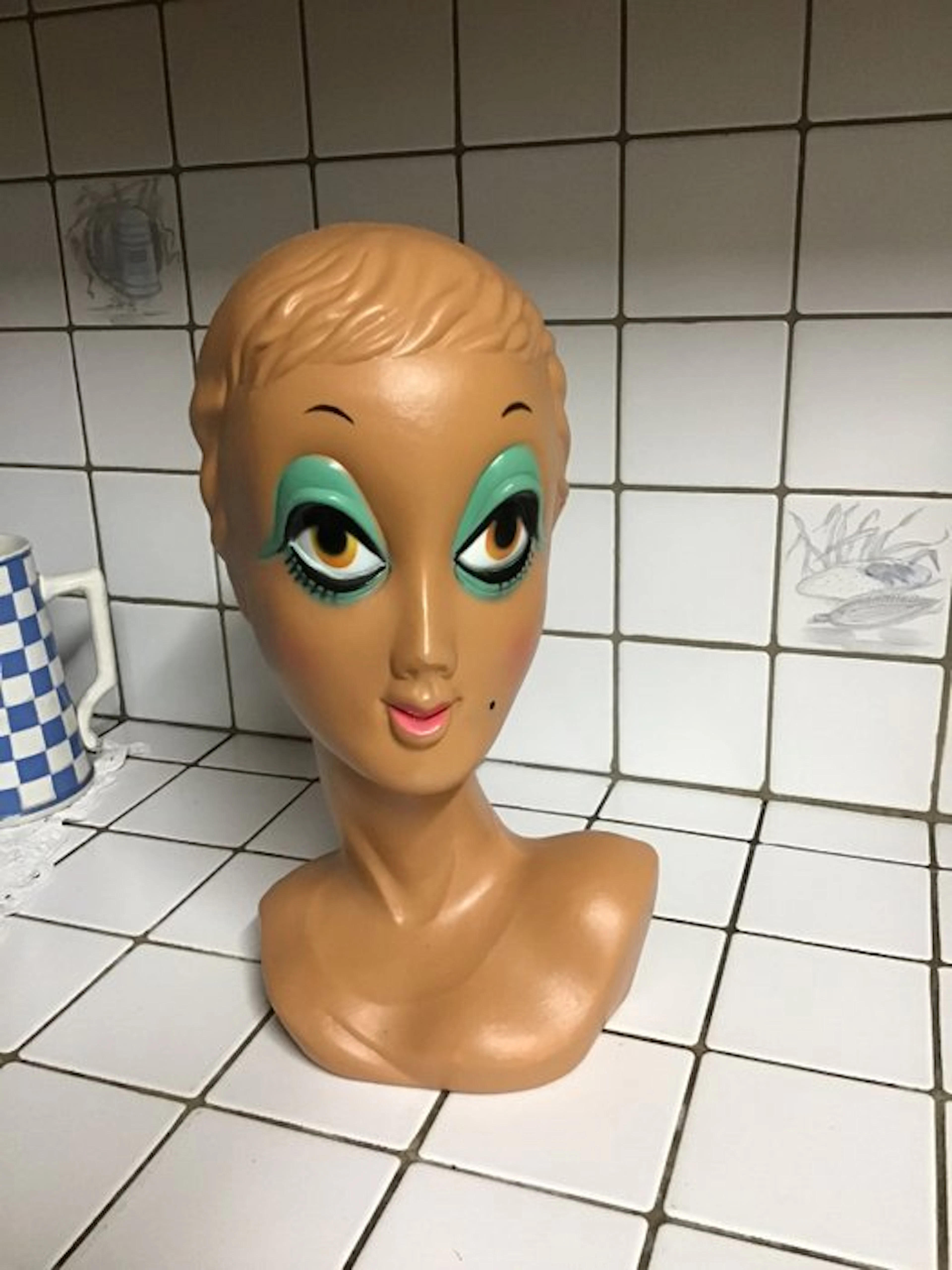 Figurehead - Twiggy hoedenhoofd - Plastic