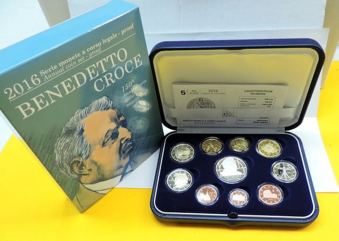 Italy. Proof Set 2016 "Benedetto Croce" (incl