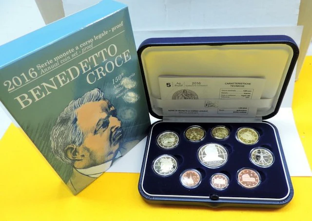 Italy. Proof Set 2016 "Benedetto Croce" (incl