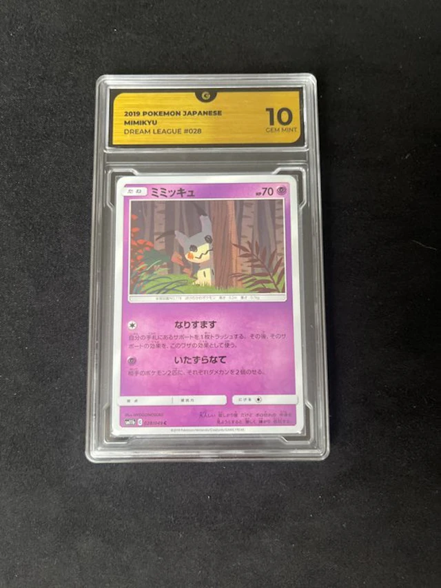 Pokémon - 1 Graded card - Mimikyu #028 Japans - GG 10