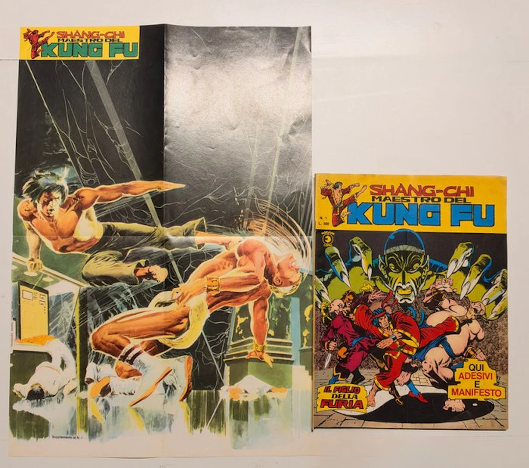 Shang-Chi n. 1 con poster - 1 Comic - First edition - 1975