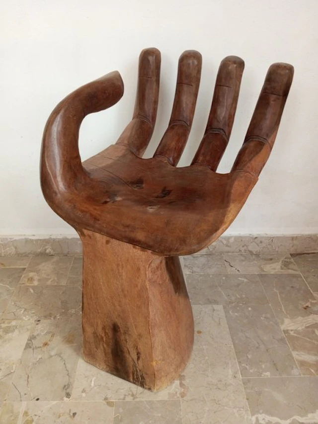 Armchair - Wood - Wooden chair - hand