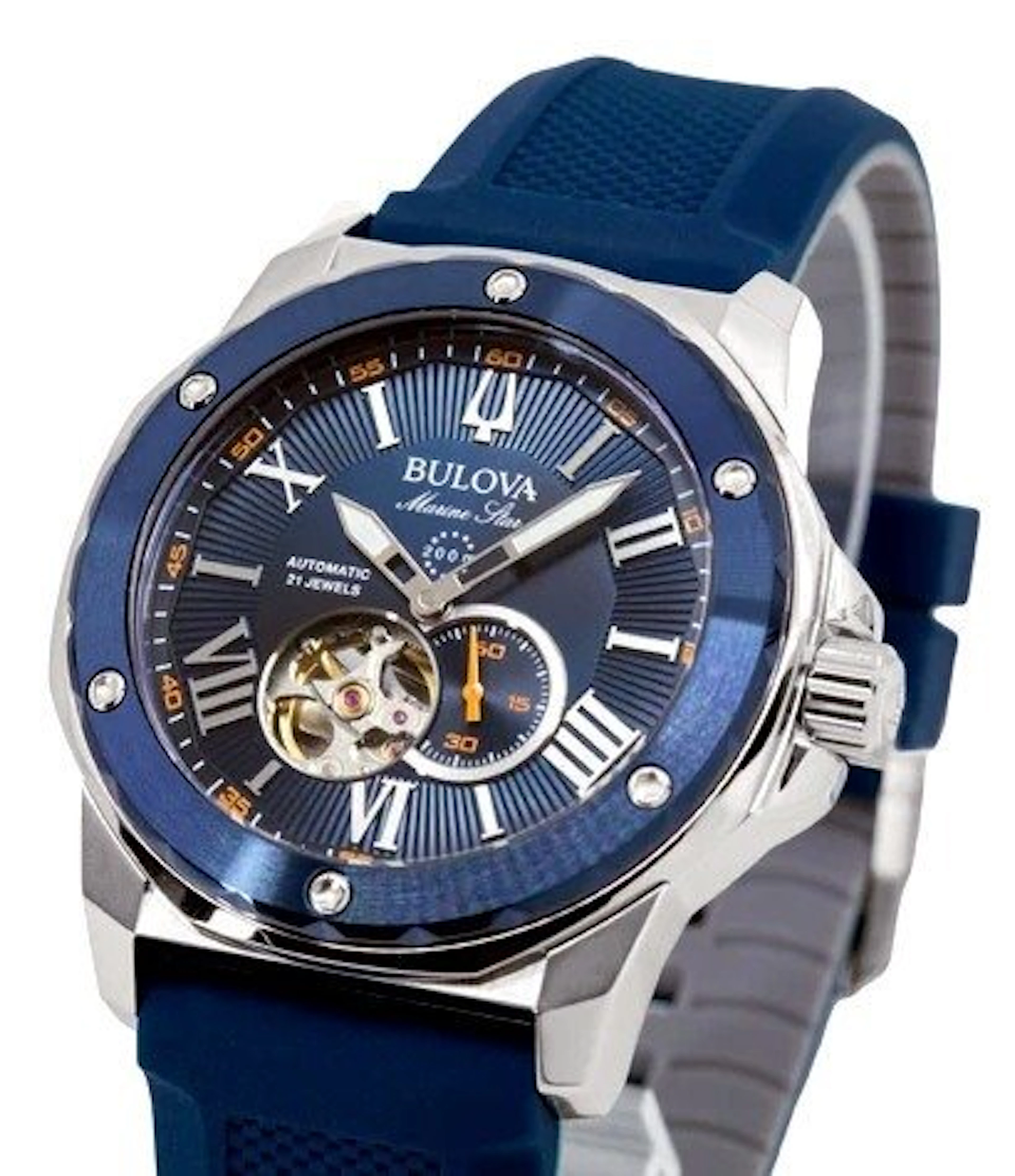 Bulova - "NO RESERVE PRICE" - Marine Star Automatique...