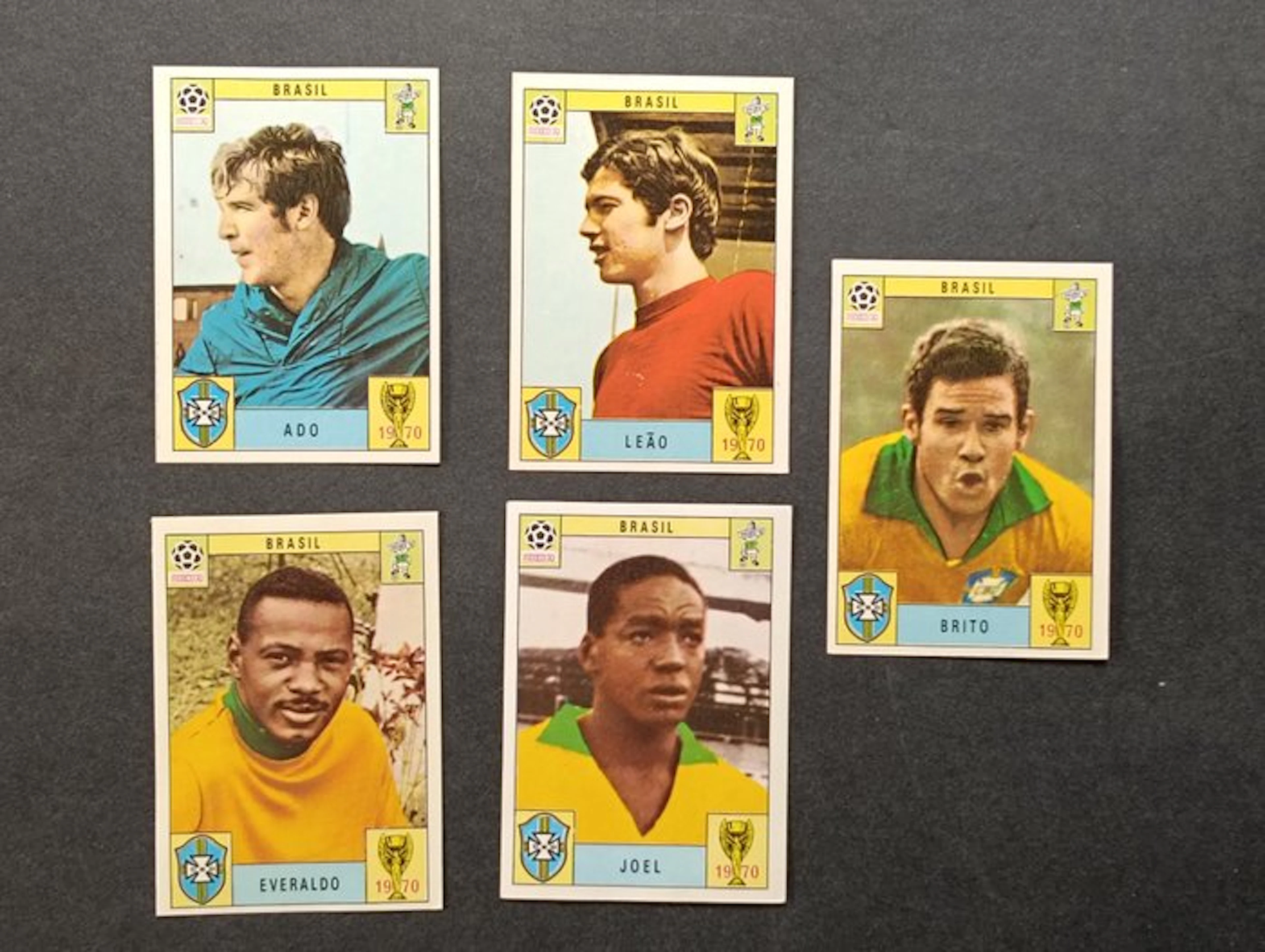 Panini Mexico 70 - 5 Figurine Brasile - Ado