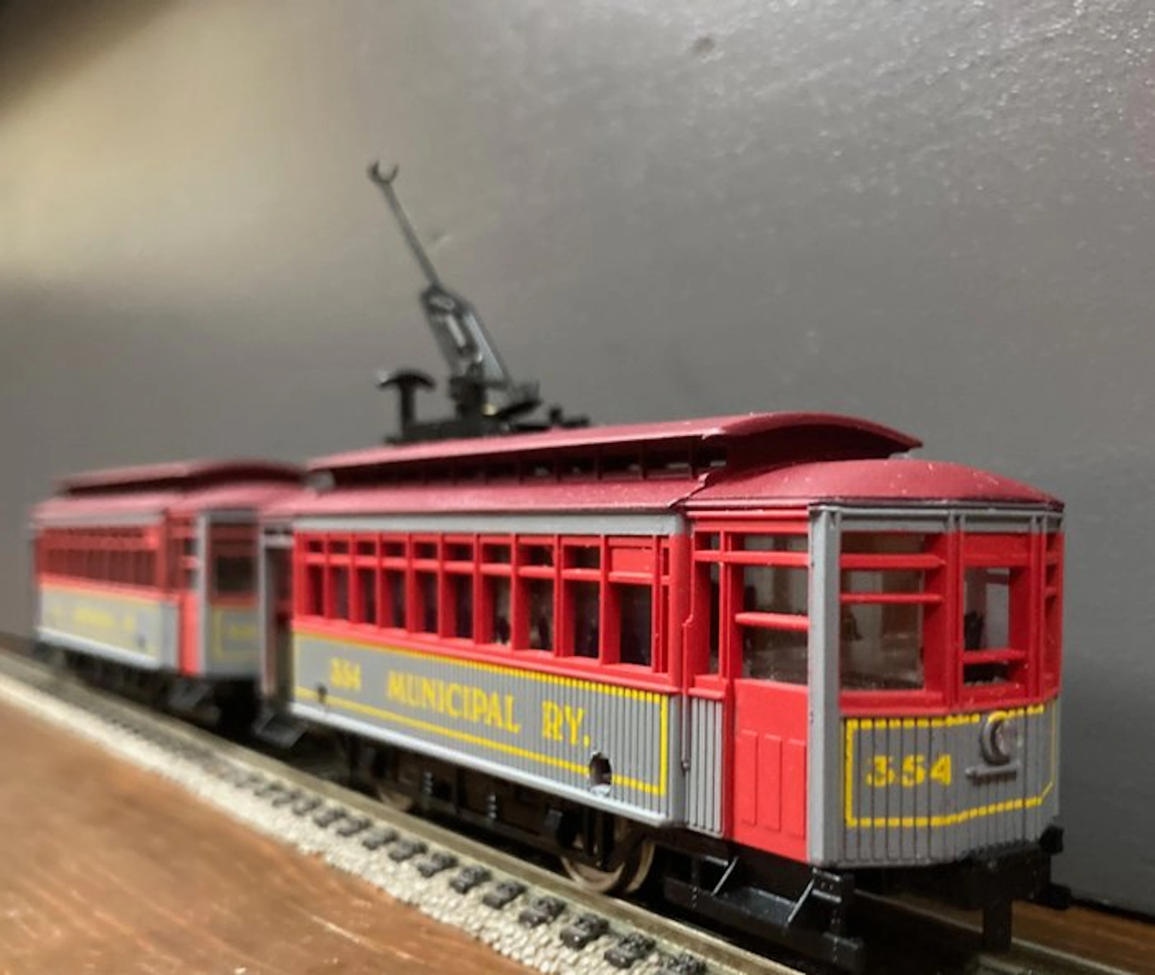 RSO Mehano H0 - T033 - Model tram (1) - Motor tram with trailer - Municipal RY