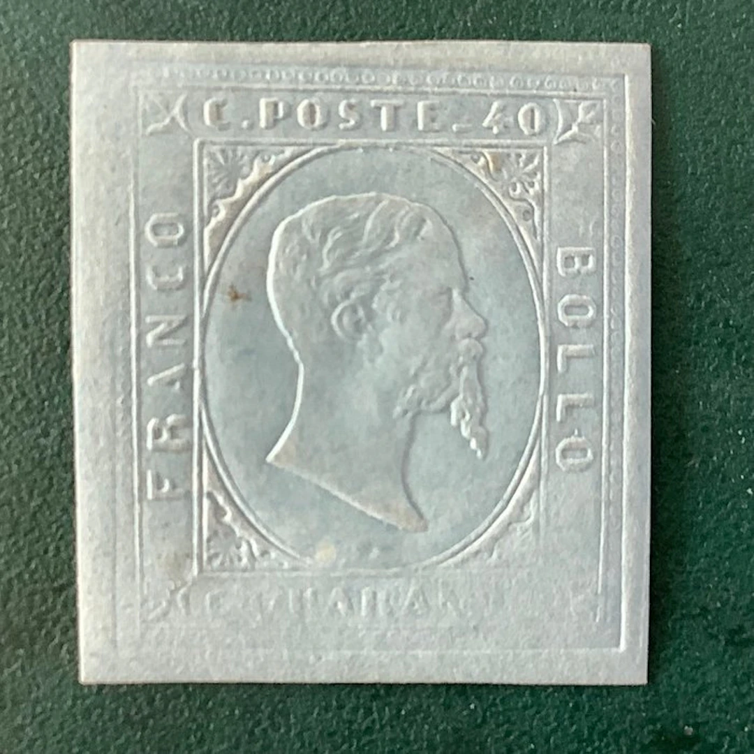 Italian Ancient States - Sardinia - 40 cents in plate proof