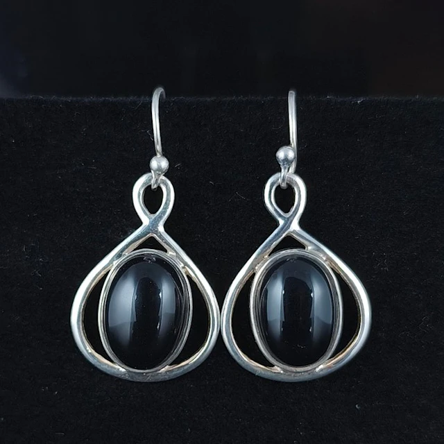 Silver - Earrings - ONIX ENERGY ABSORBER
