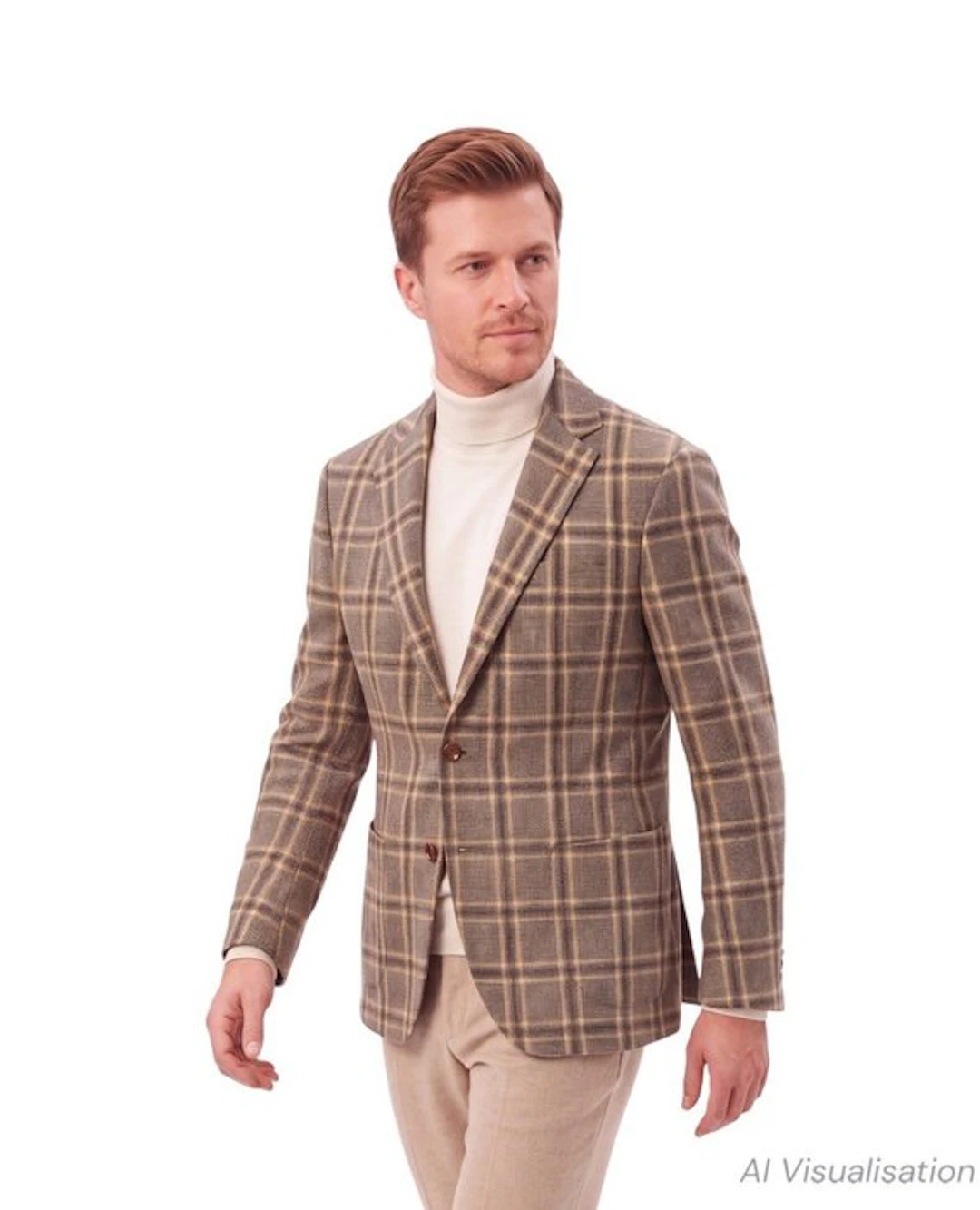 Lardini-Size 48-Wool & Linen-NEW - Blazer