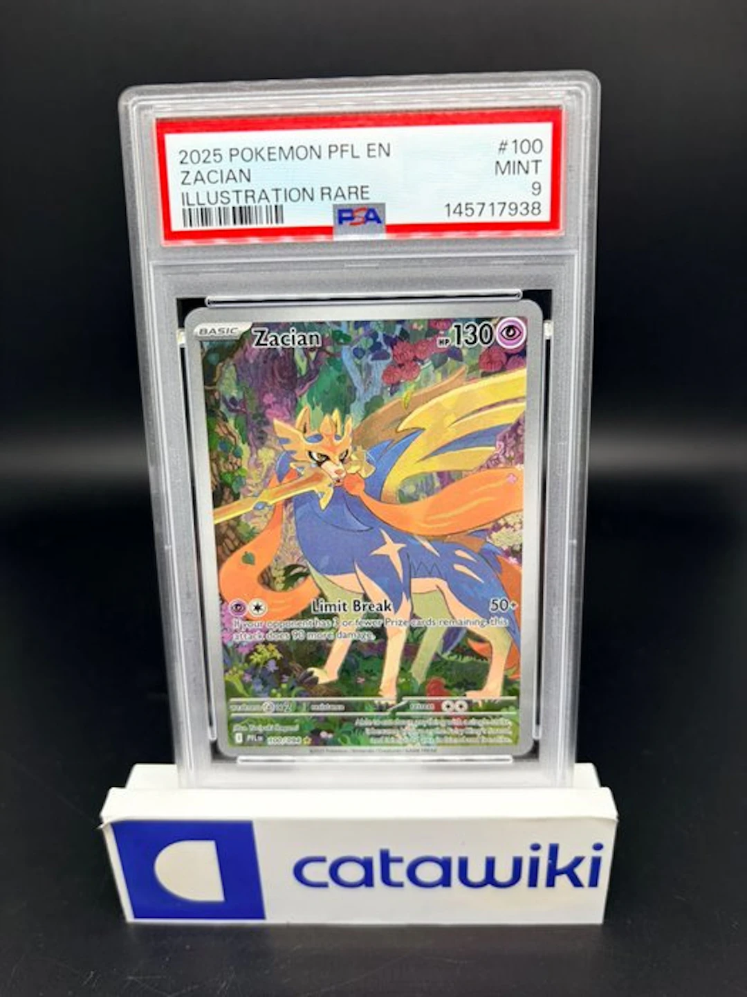 Pokémon - 1 Graded card - Zacian - 100/094 - PSA 9...