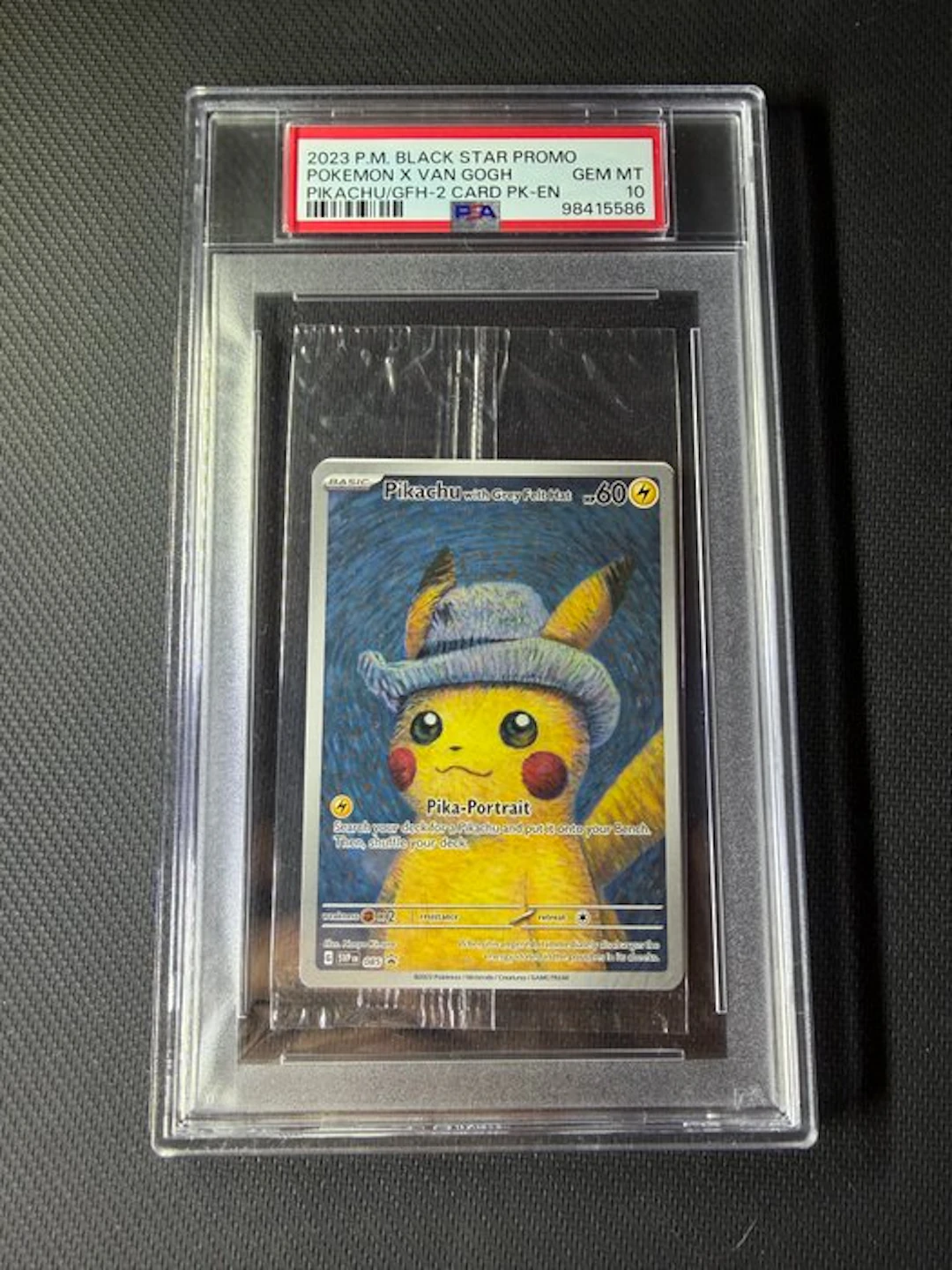 Pokémon - 1 Graded card - Pikachu with Grey Felt Hat 085 Promo card