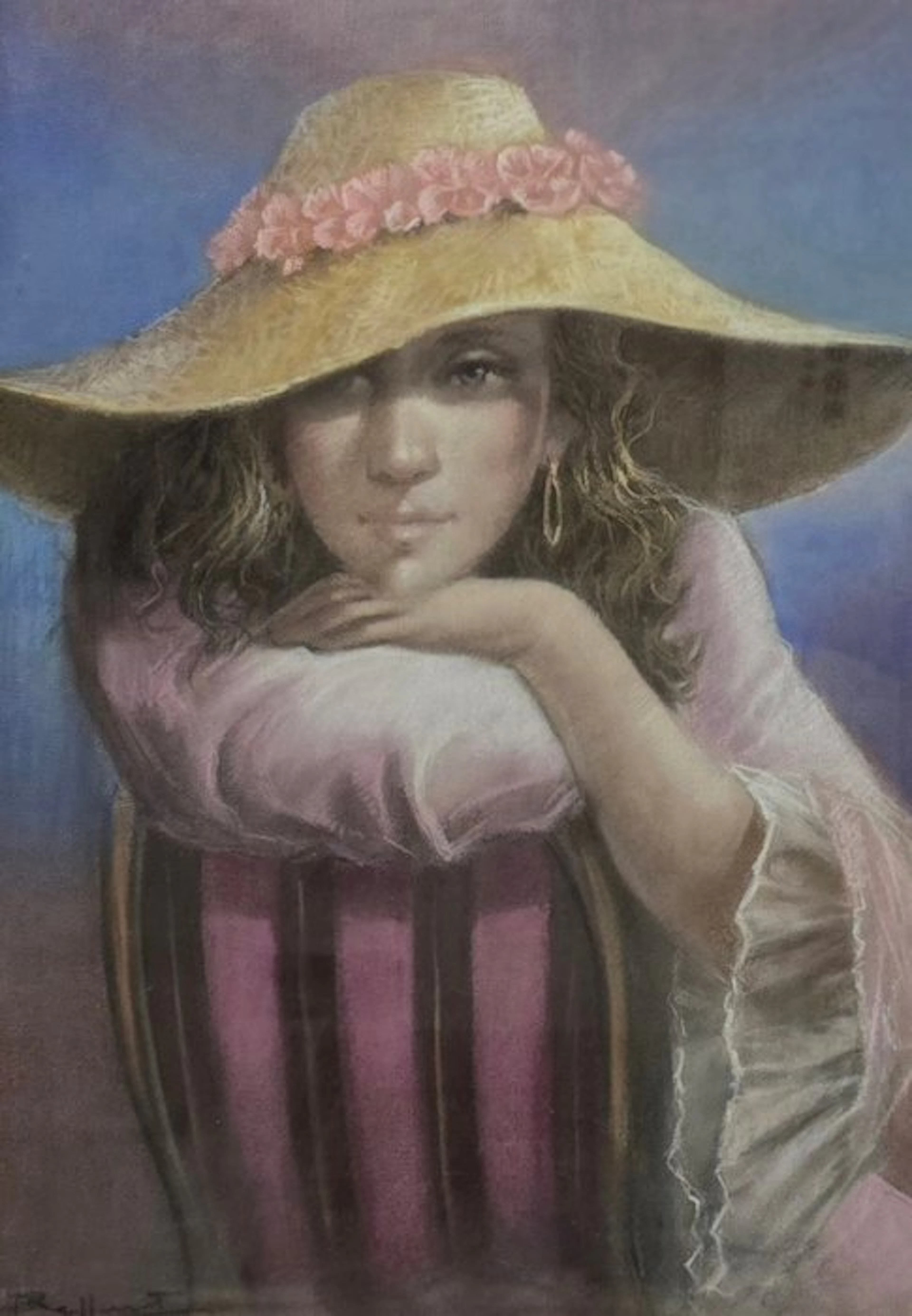 European school (XX) - Mirada bajo las flores