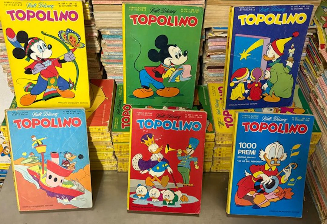 Topolino 650/700 - Lotto di 40 libretti - 40 Album - First edition
