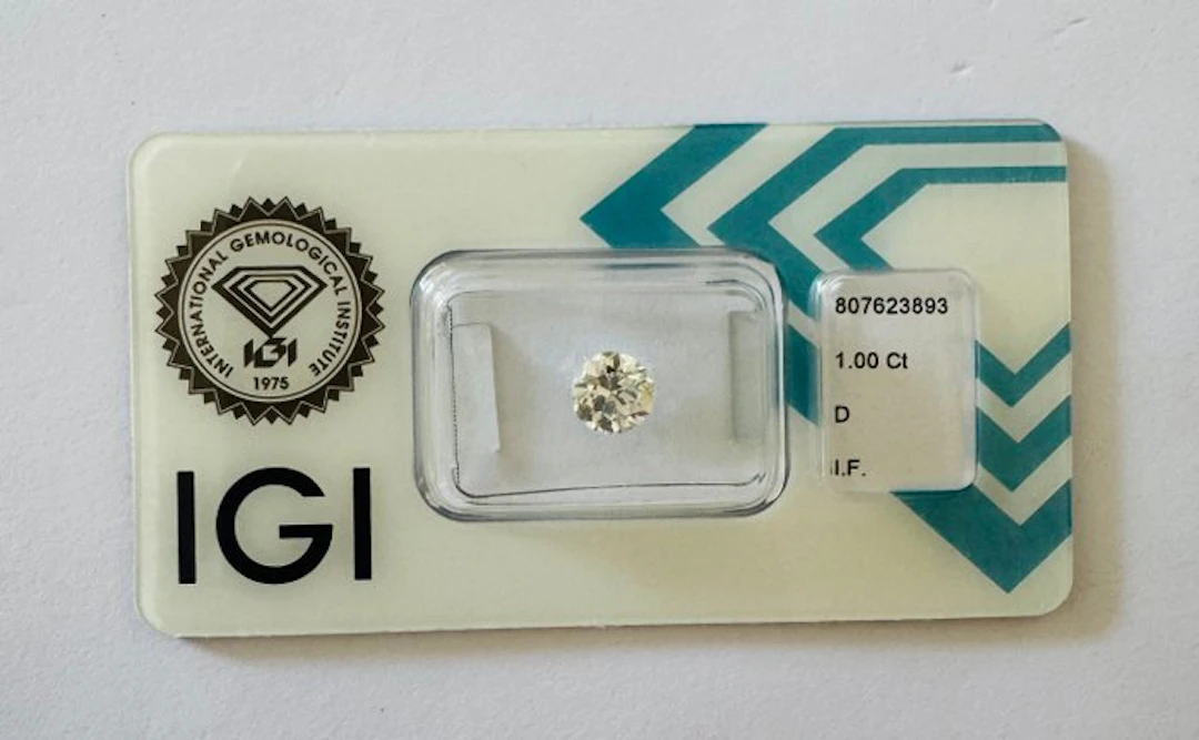 No reserve price - 1 pcs Diamond (Natural) - 1.00 ct...